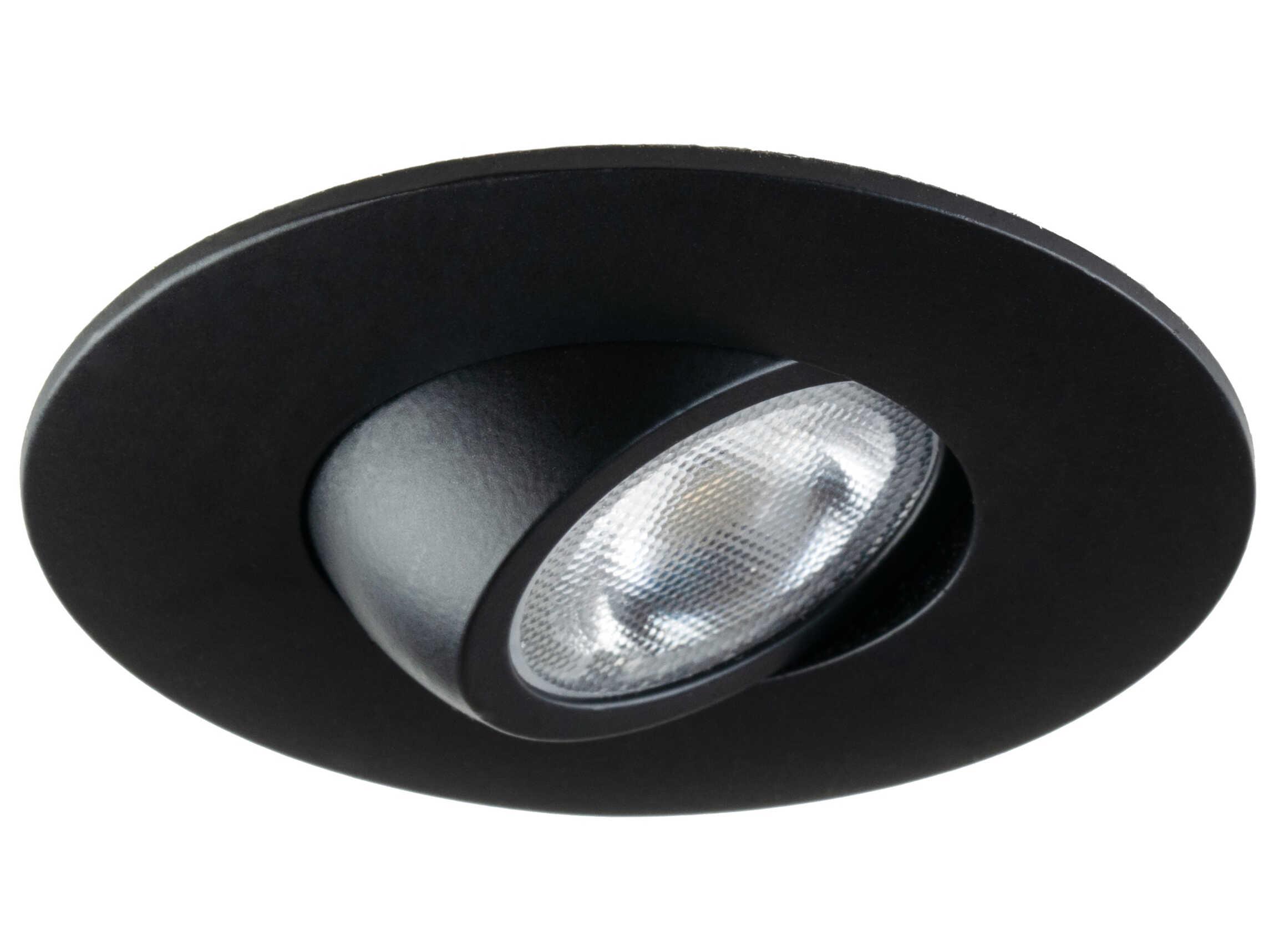 Eurofase Midway 1-Light Black LED Round Recessed Light
