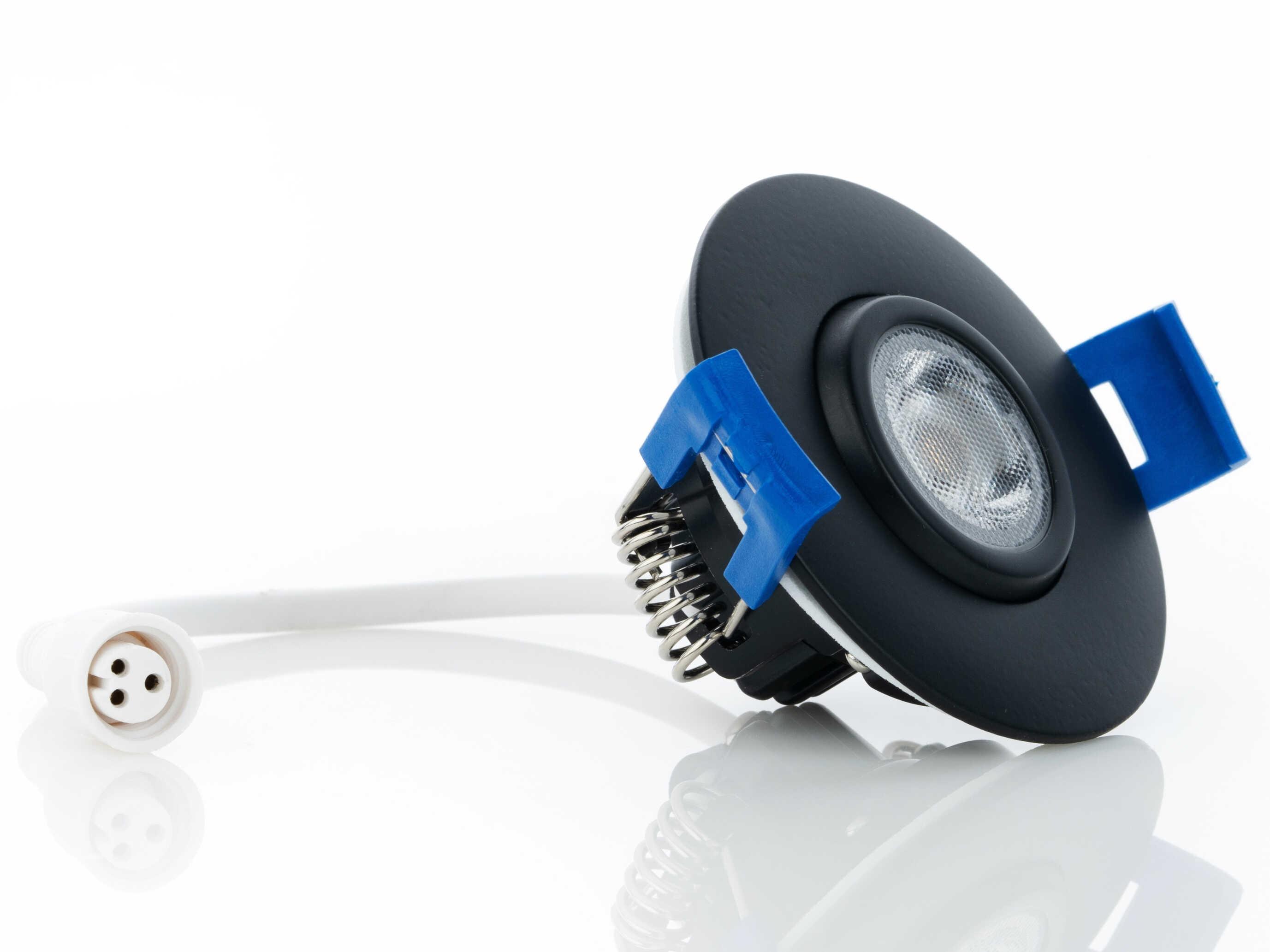 Eurofase Midway 1-Light Black LED Round Recessed Light