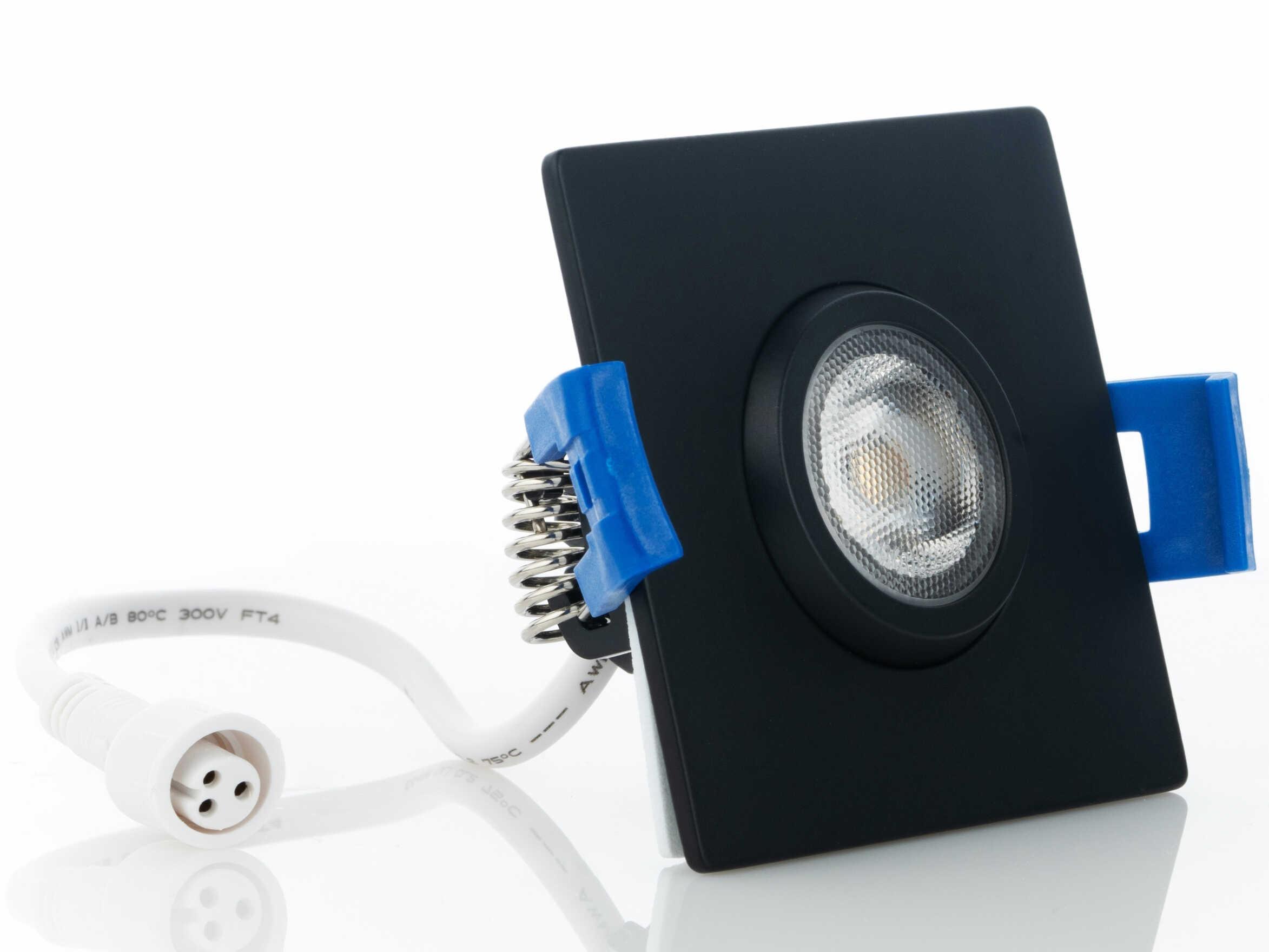 Eurofase Midway 1-Light Black LED Recessed Light