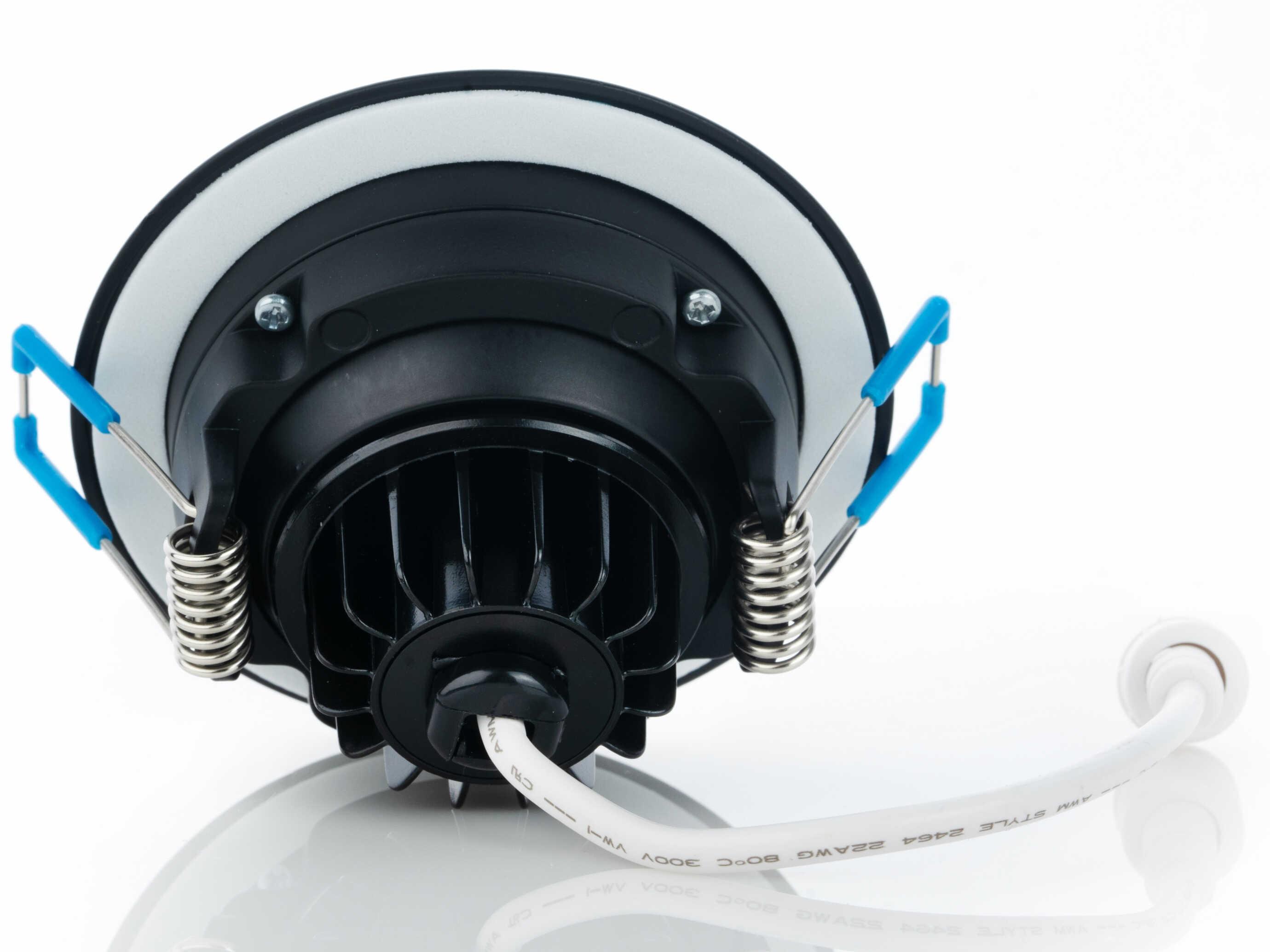 Eurofase Midway 1-Light Black LED Round Recessed Light