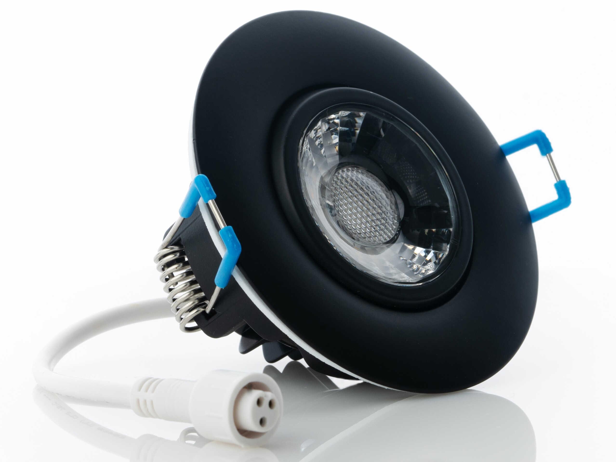 Eurofase Midway 1-Light Black LED Round Recessed Light