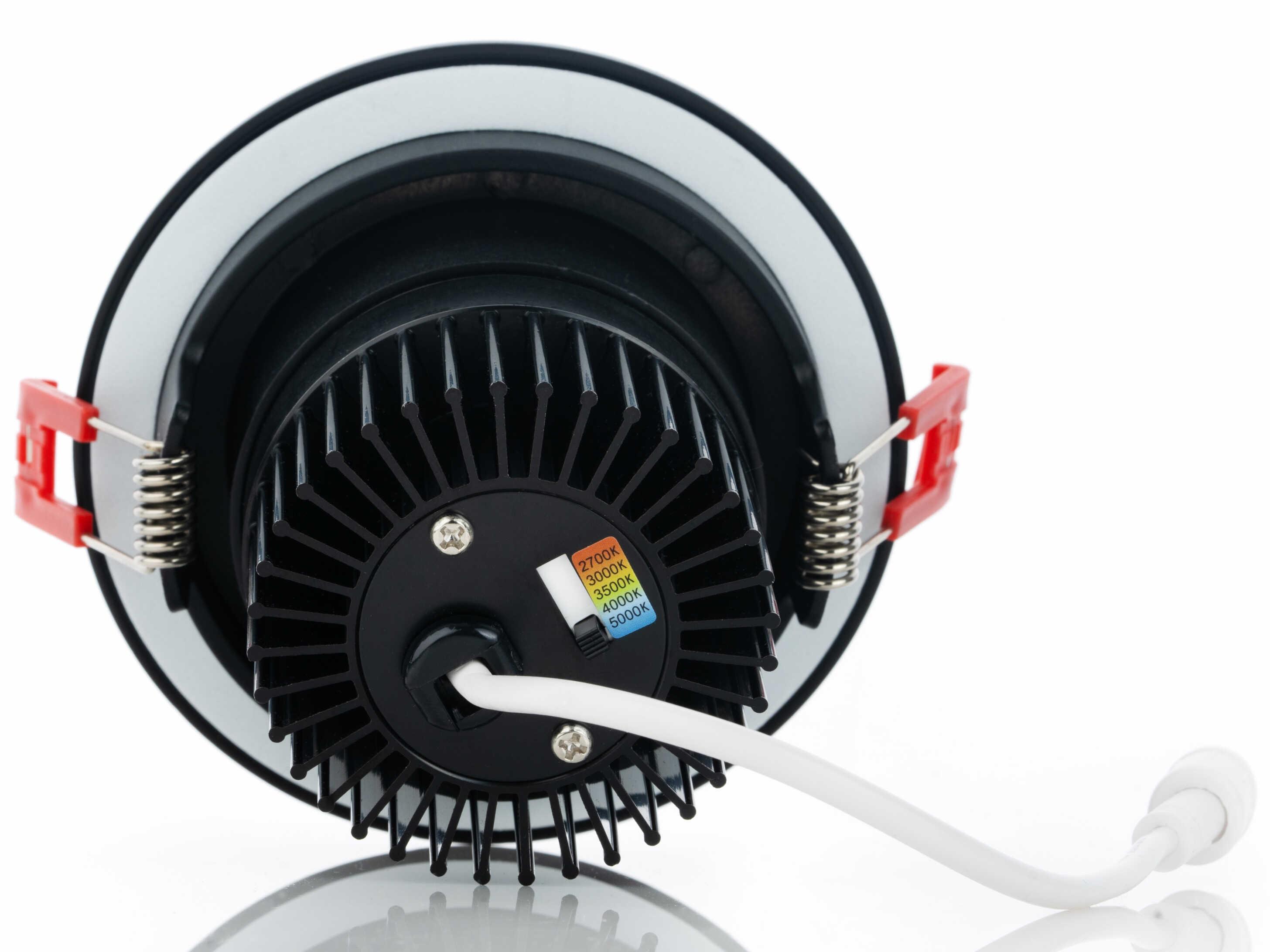 Eurofase Midway 1-Light Black LED Round Recessed Light