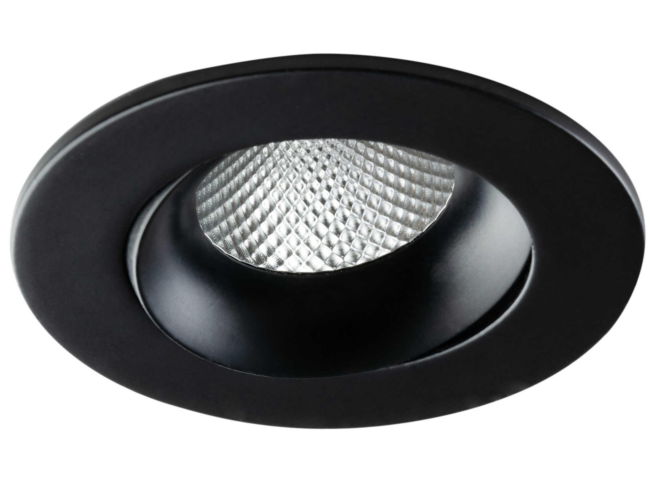 Eurofase Midway 1-Light Black LED Round Recessed Light