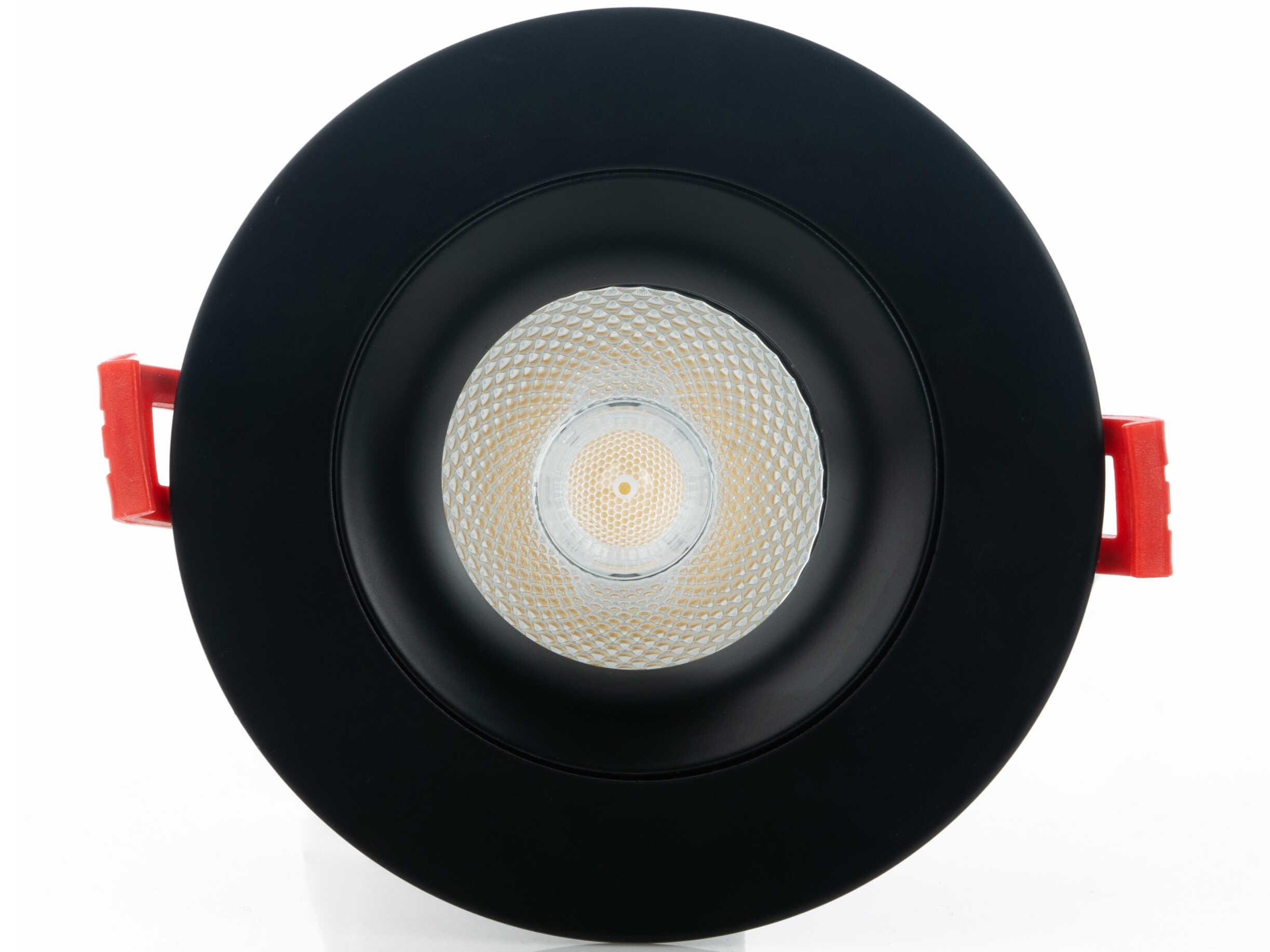 Eurofase Midway 1-Light Black LED Round Recessed Light