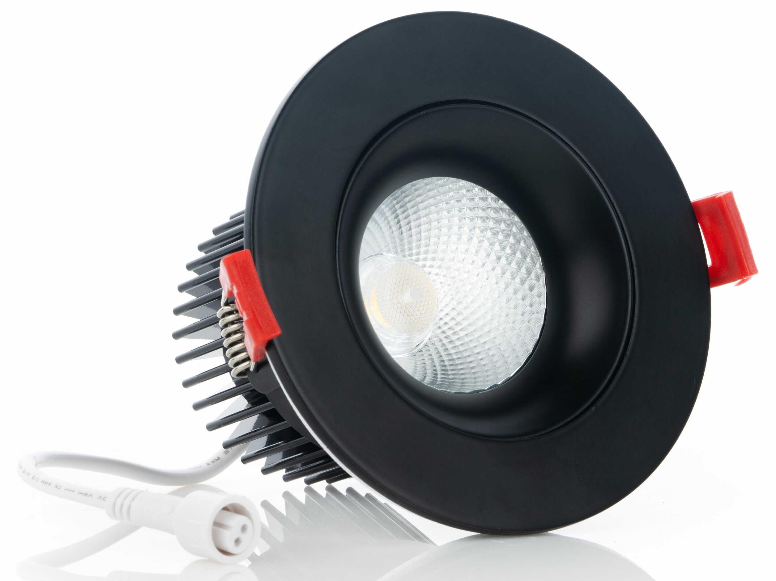 Eurofase Midway 1-Light Black LED Round Recessed Light