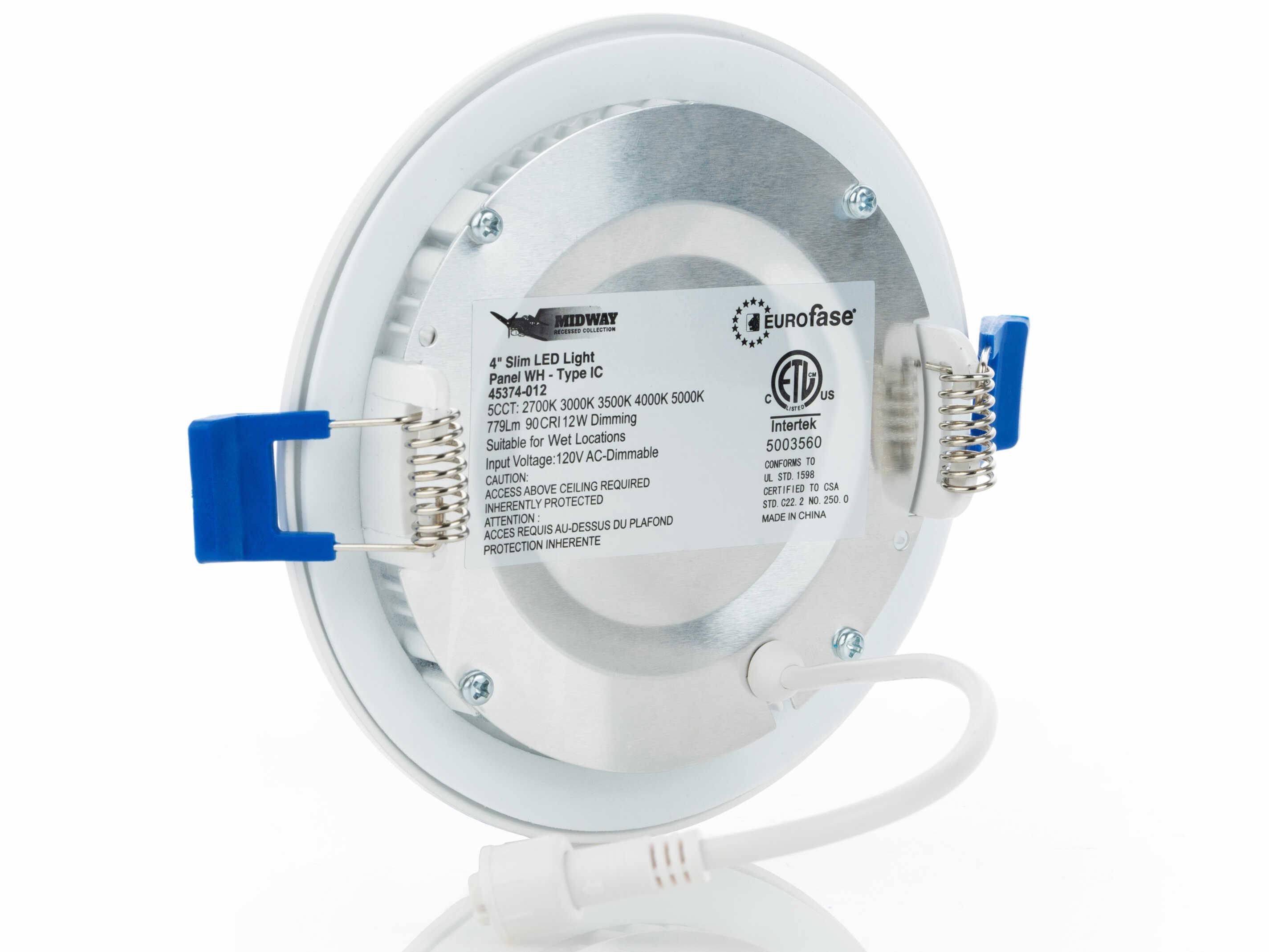 Eurofase Midway 1-Light White LED Round Recessed Light