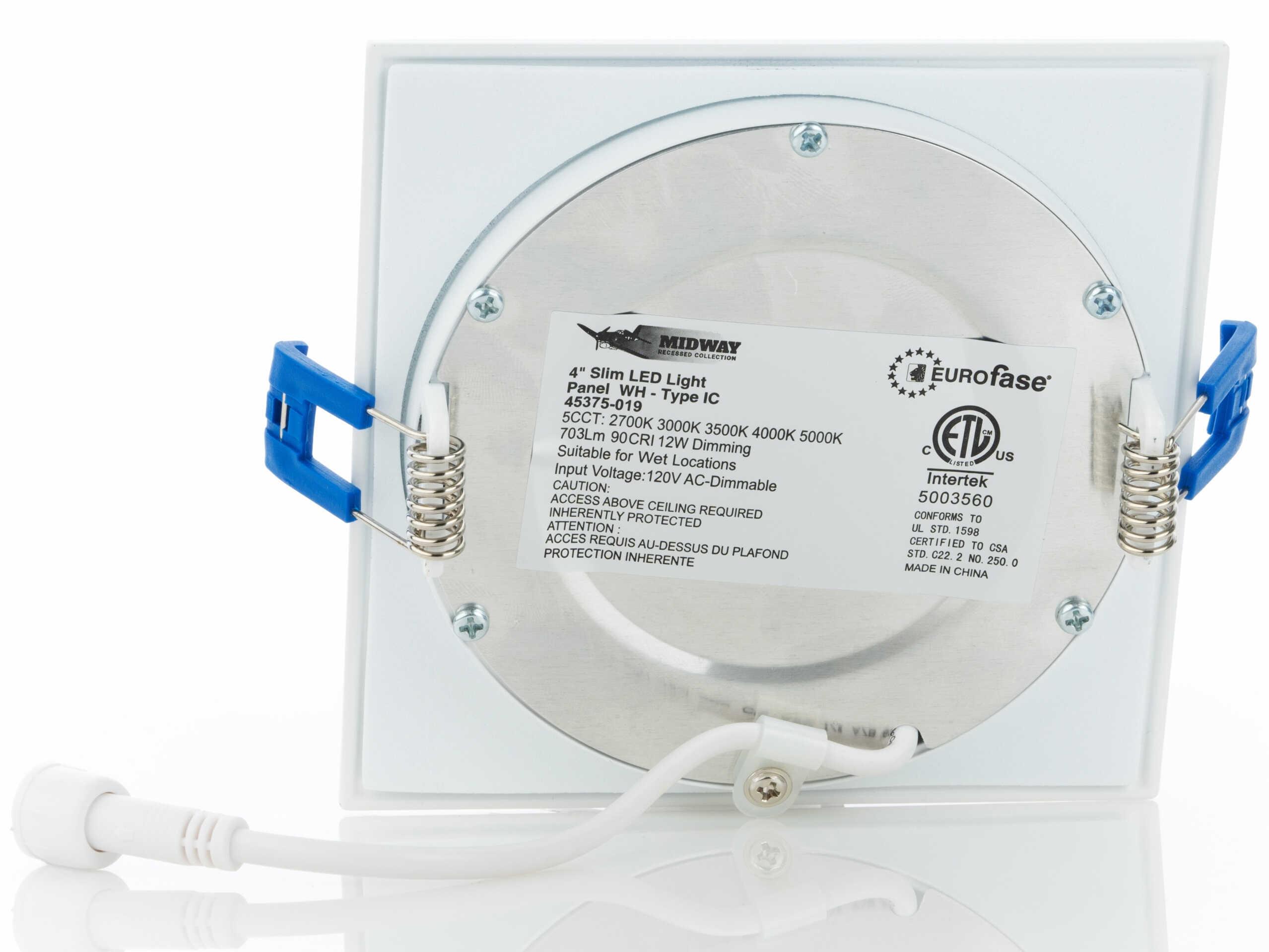 Eurofase Midway 1-Light White LED Recessed Light