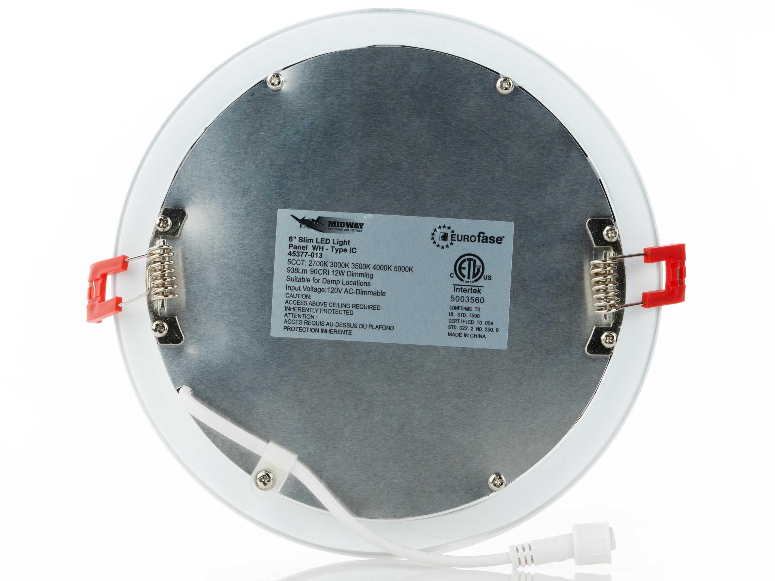 Eurofase Midway 1-Light White LED Round Recessed Light