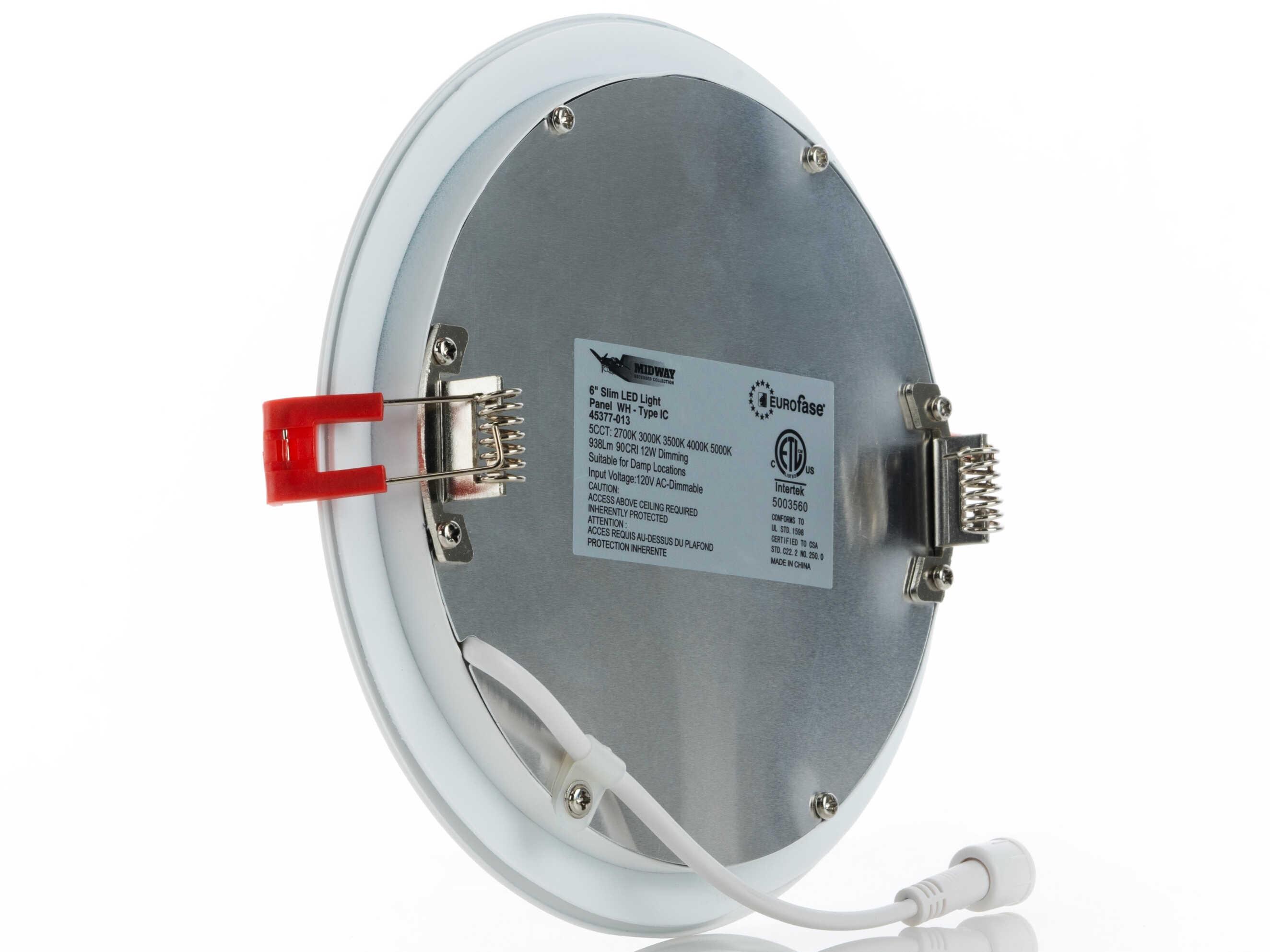 Eurofase Midway 1-Light White LED Round Recessed Light