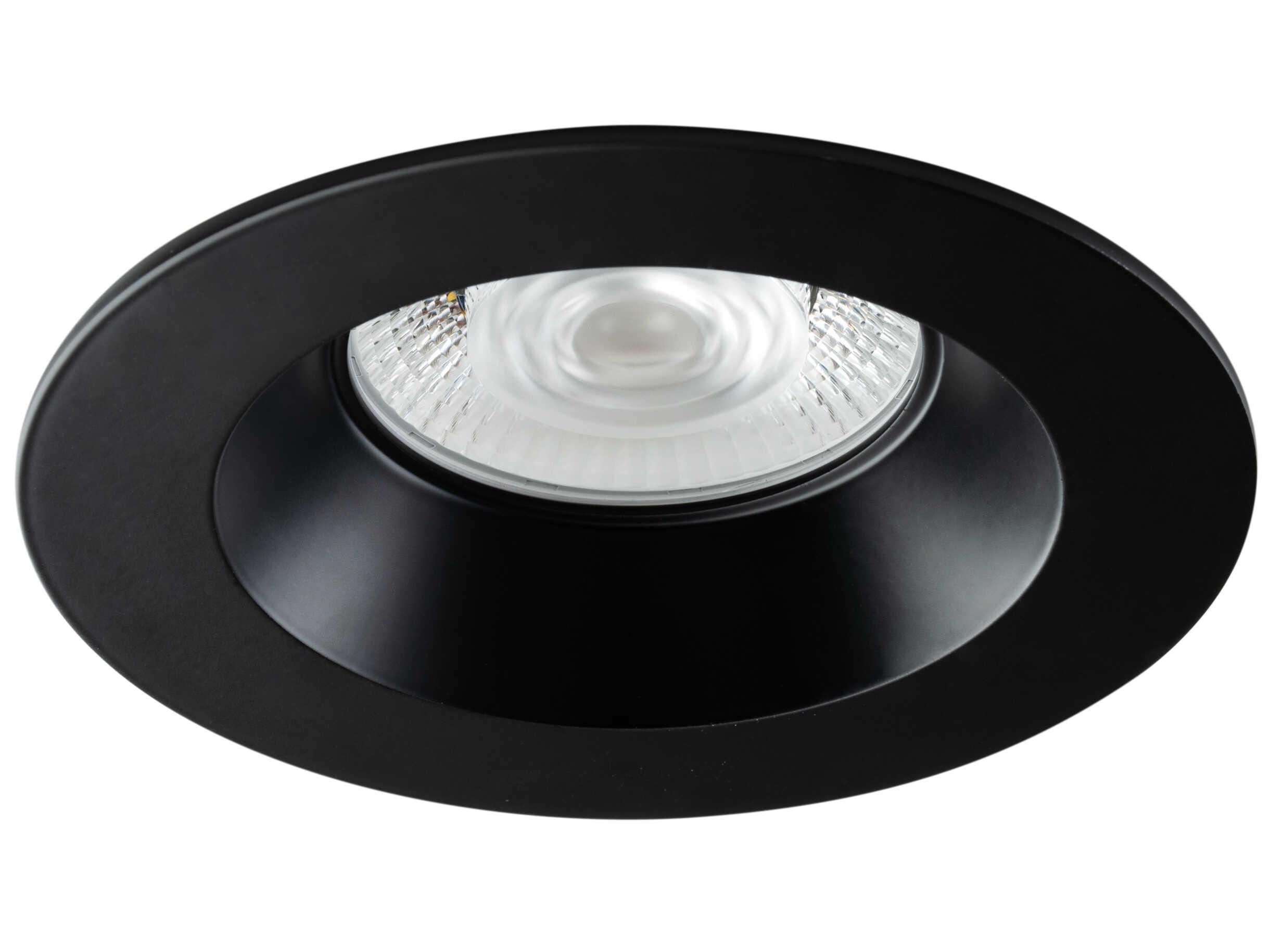 Eurofase Midway 1-Light Black LED Round Recessed Light