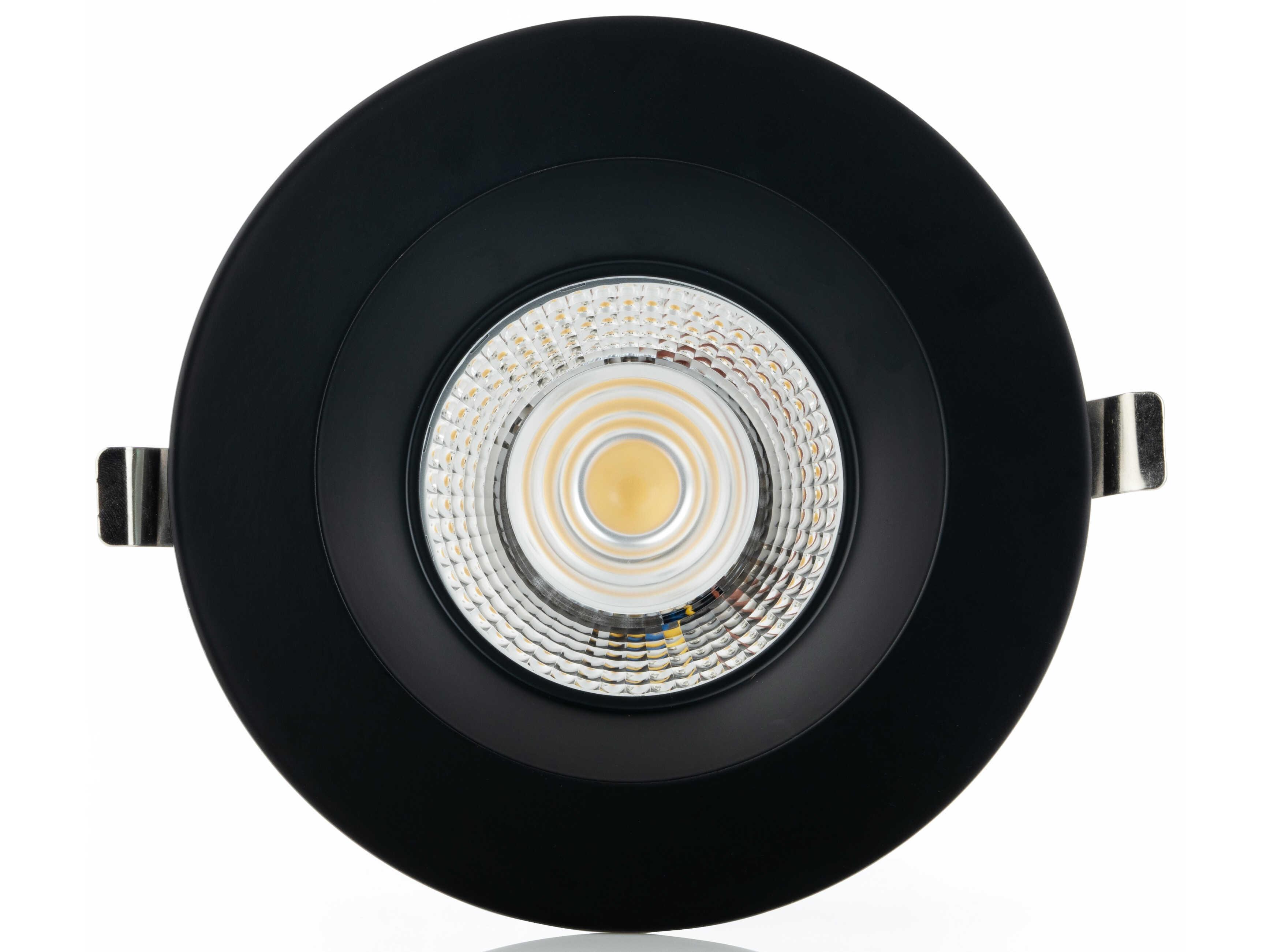 Eurofase Midway 1-Light Black LED Round Recessed Light
