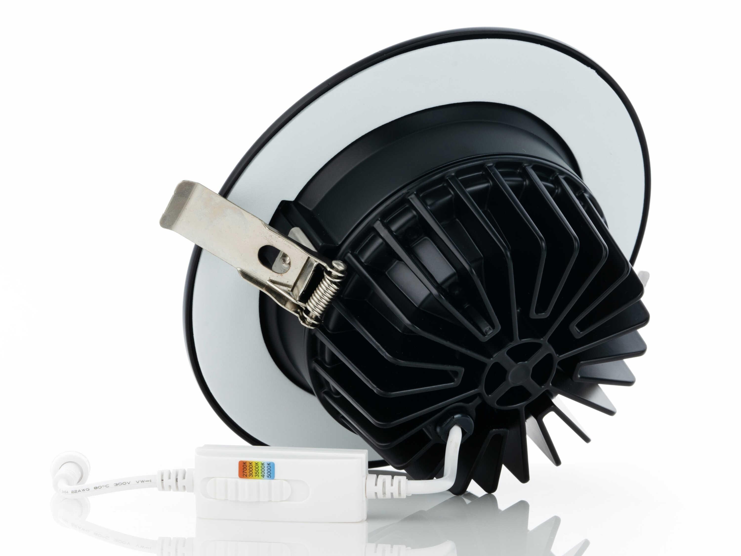 Eurofase Midway 1-Light Black LED Round Recessed Light