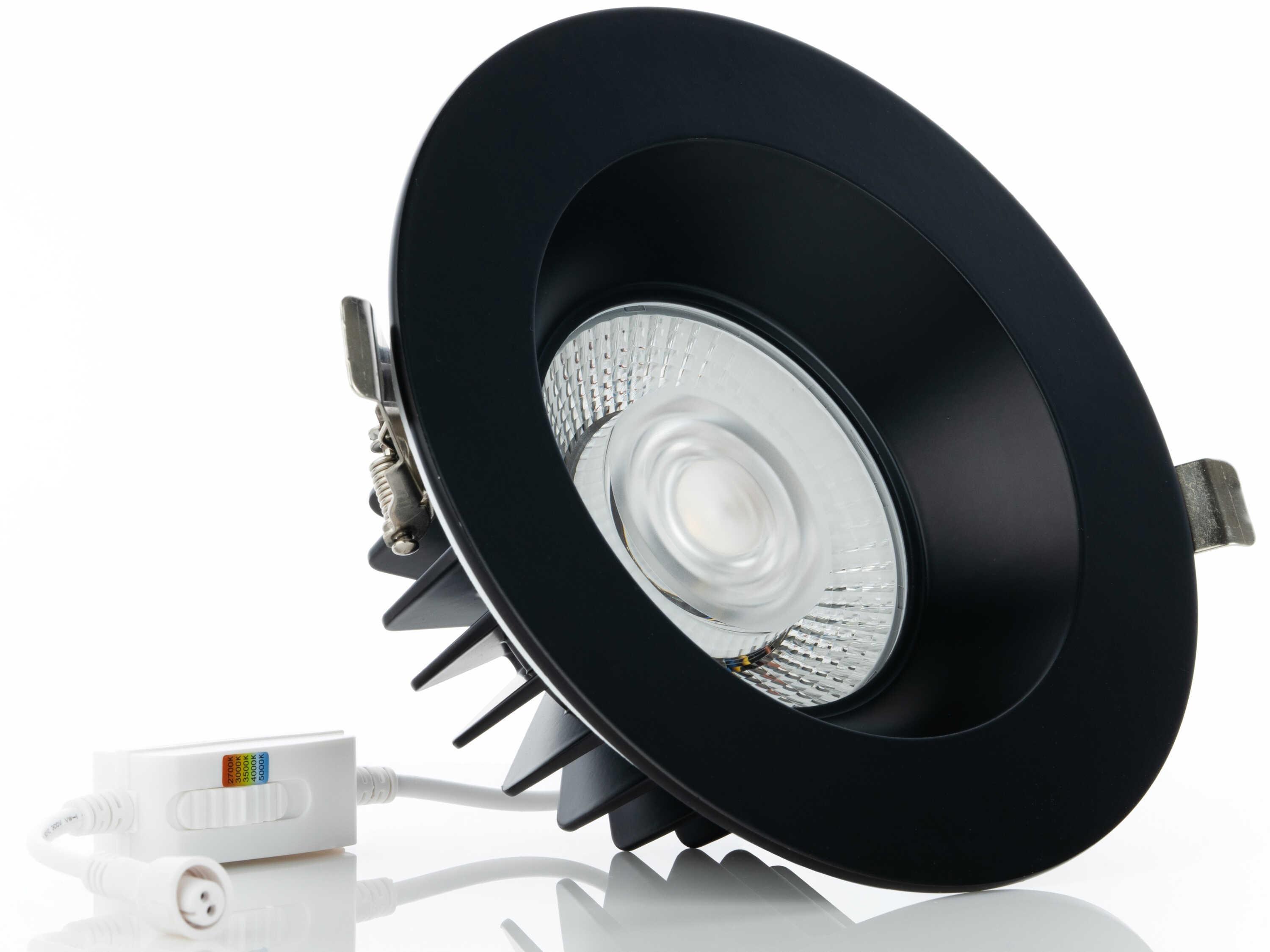 Eurofase Midway 1-Light Black LED Round Recessed Light