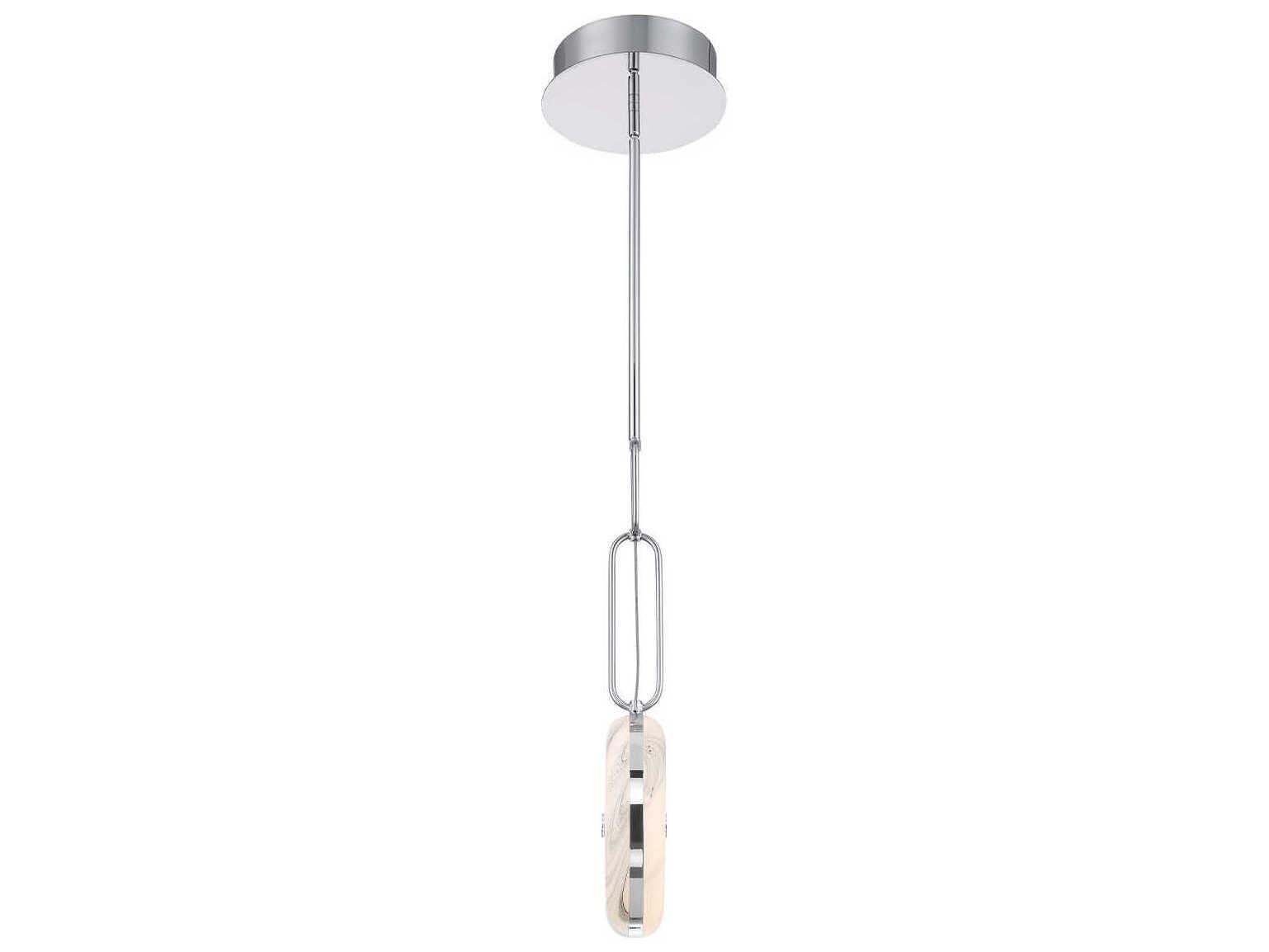 Eurofase Disuco 1-Light Chrome Round Mini Pendant