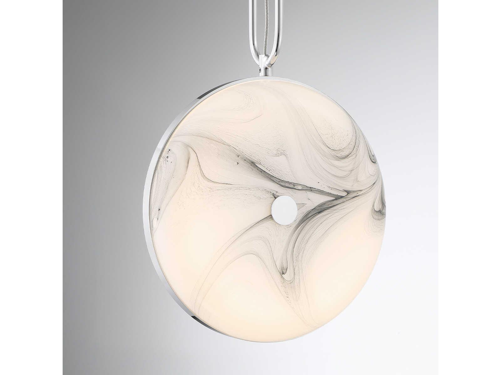 Eurofase Disuco 1-Light Chrome Round Mini Pendant