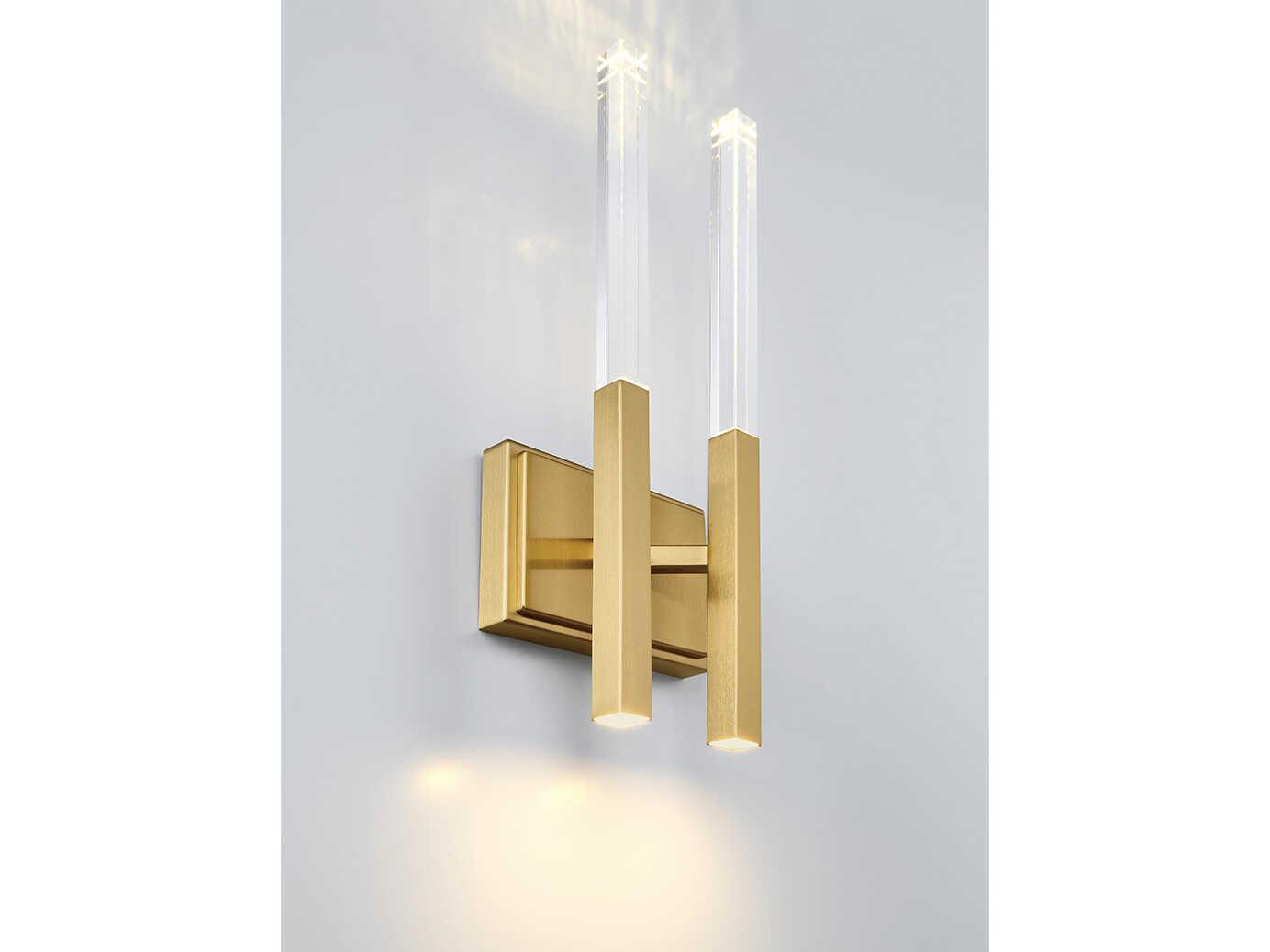 Eurofase Benicio 4-Light Brushed Gold LED Wall Sconce