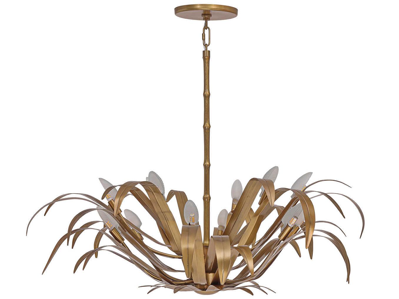 Eurofase Kagra 12-Light Brass Pendant