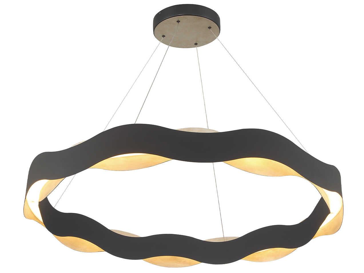 Eurofase Vaughan 1-Light Black Nickel LED Pendant