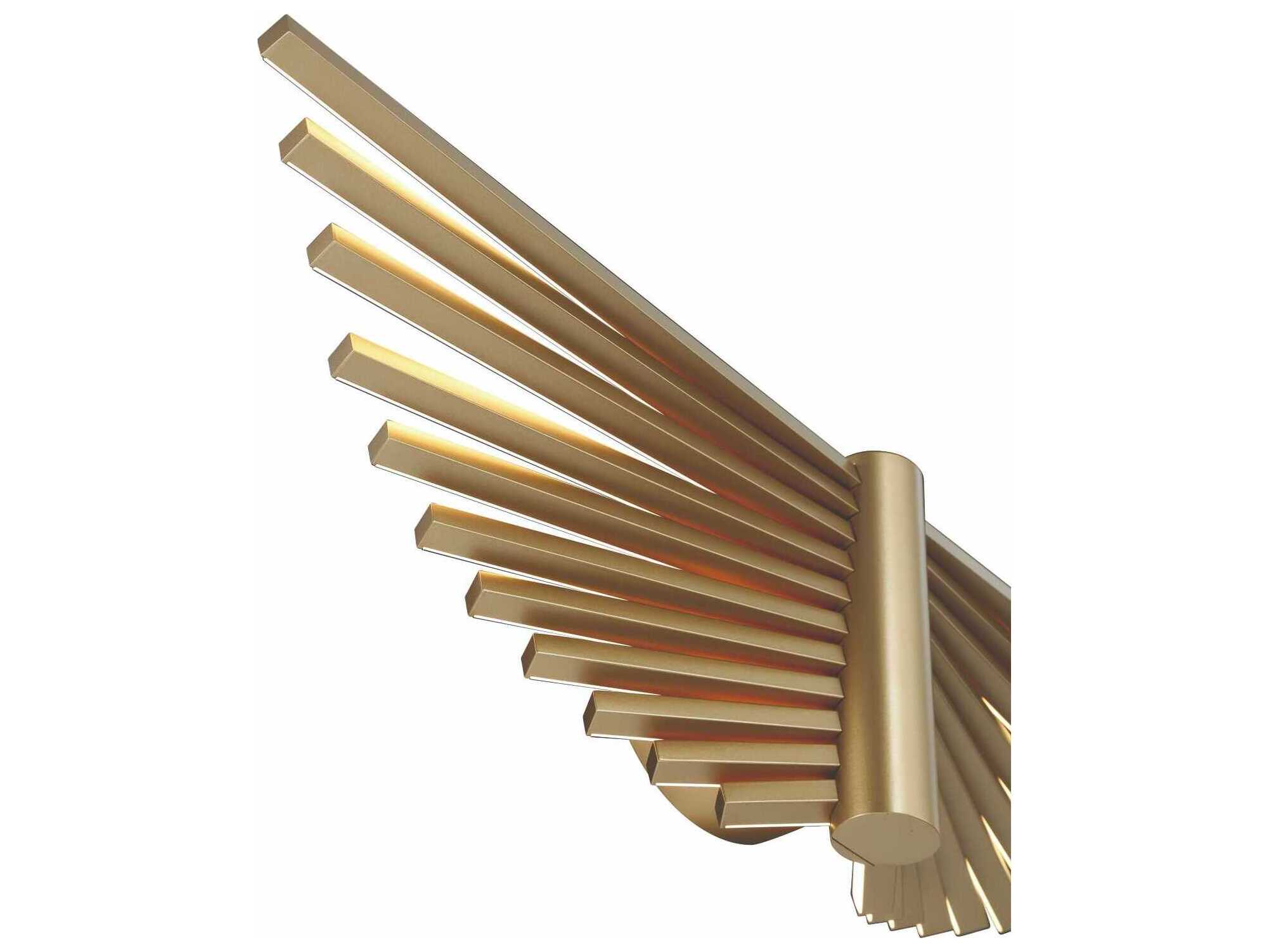 Eurofase Seraph 1-Light Gold Wall Sconce