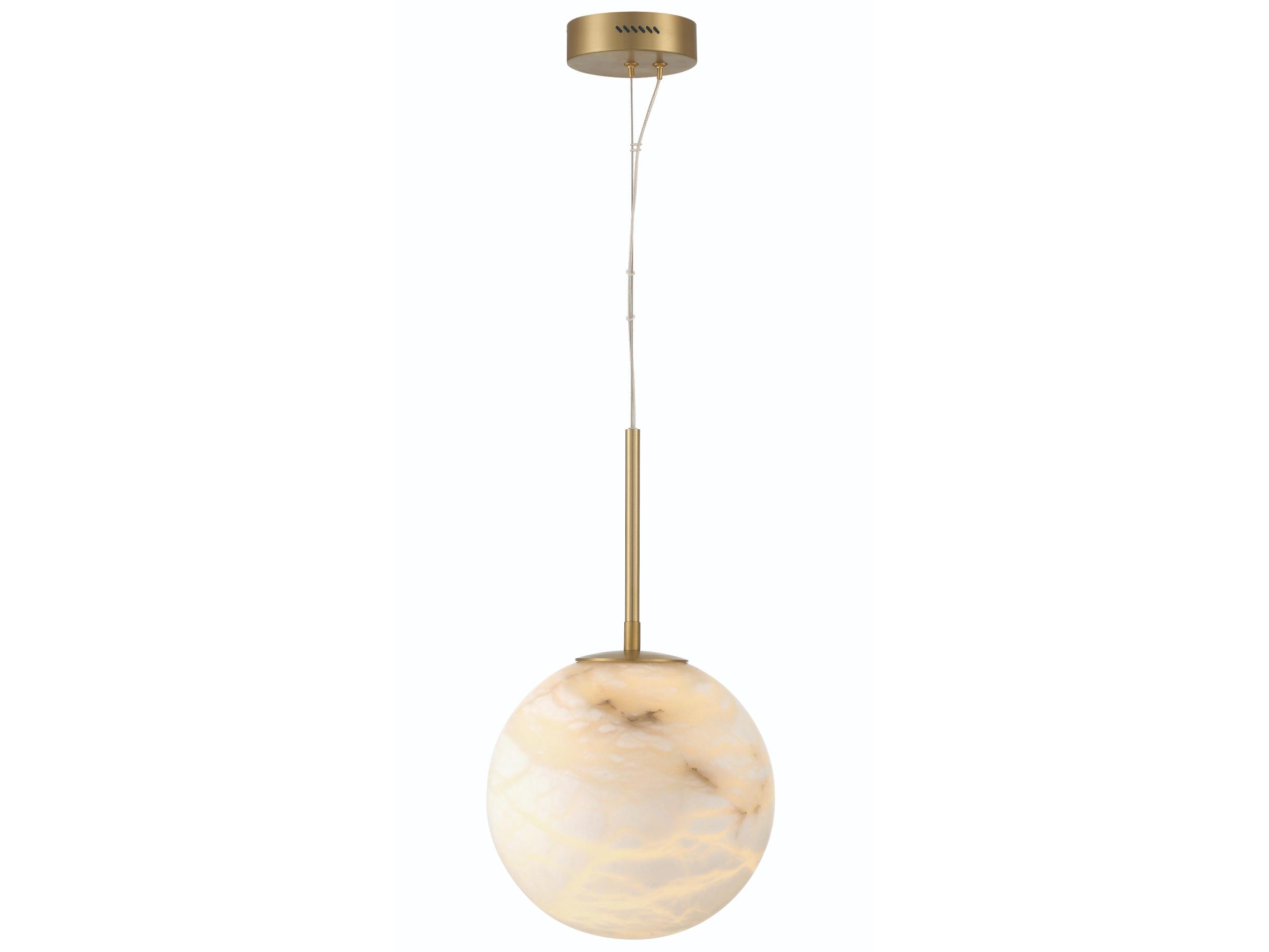 Eurofase Kepler 1-Light Gold Globe Mini Pendant