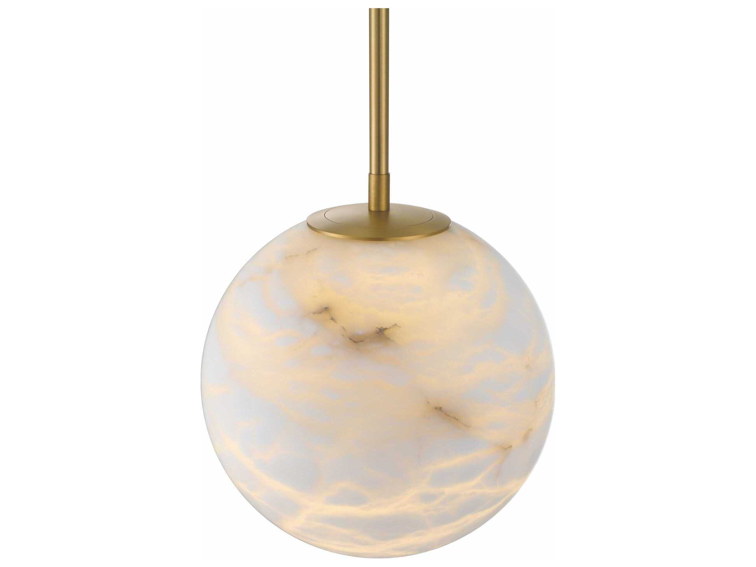 Eurofase Kepler 1-Light Gold Globe Mini Pendant