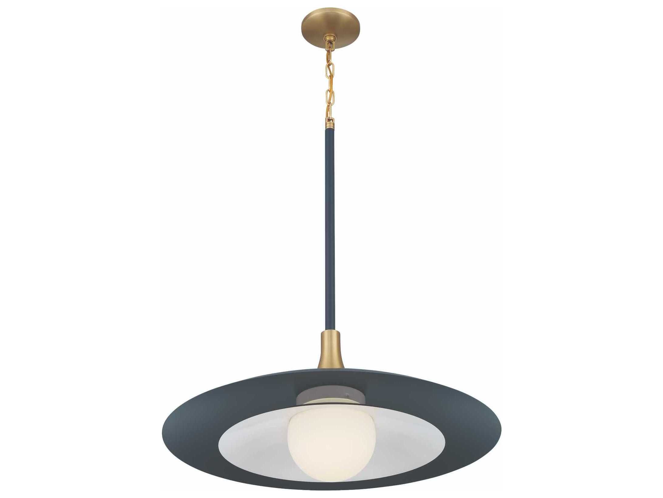 Eurofase Welsh 1-Light Blue Dome Pendant