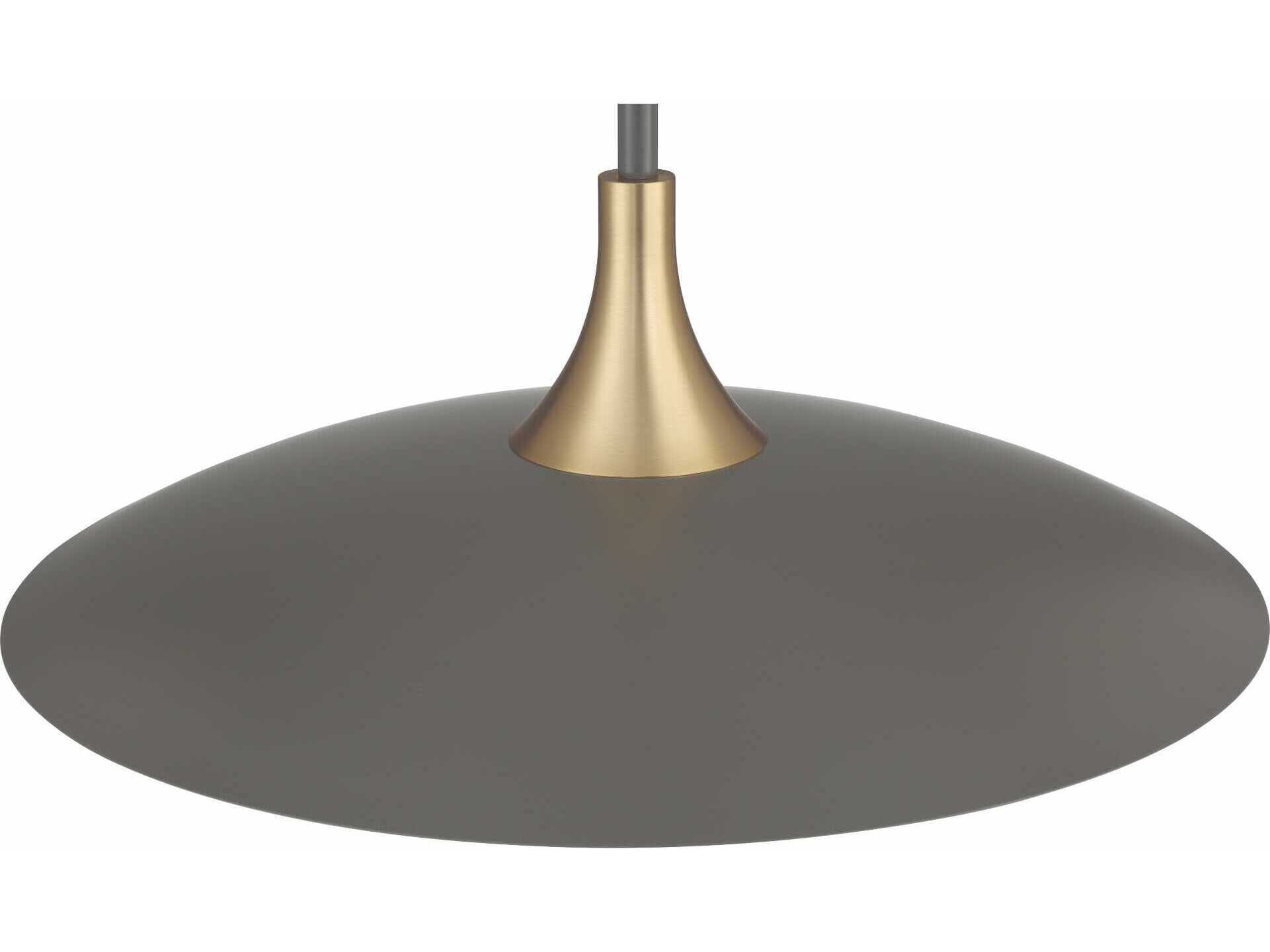 Eurofase Welsh 1-Light Gray Dome Pendant