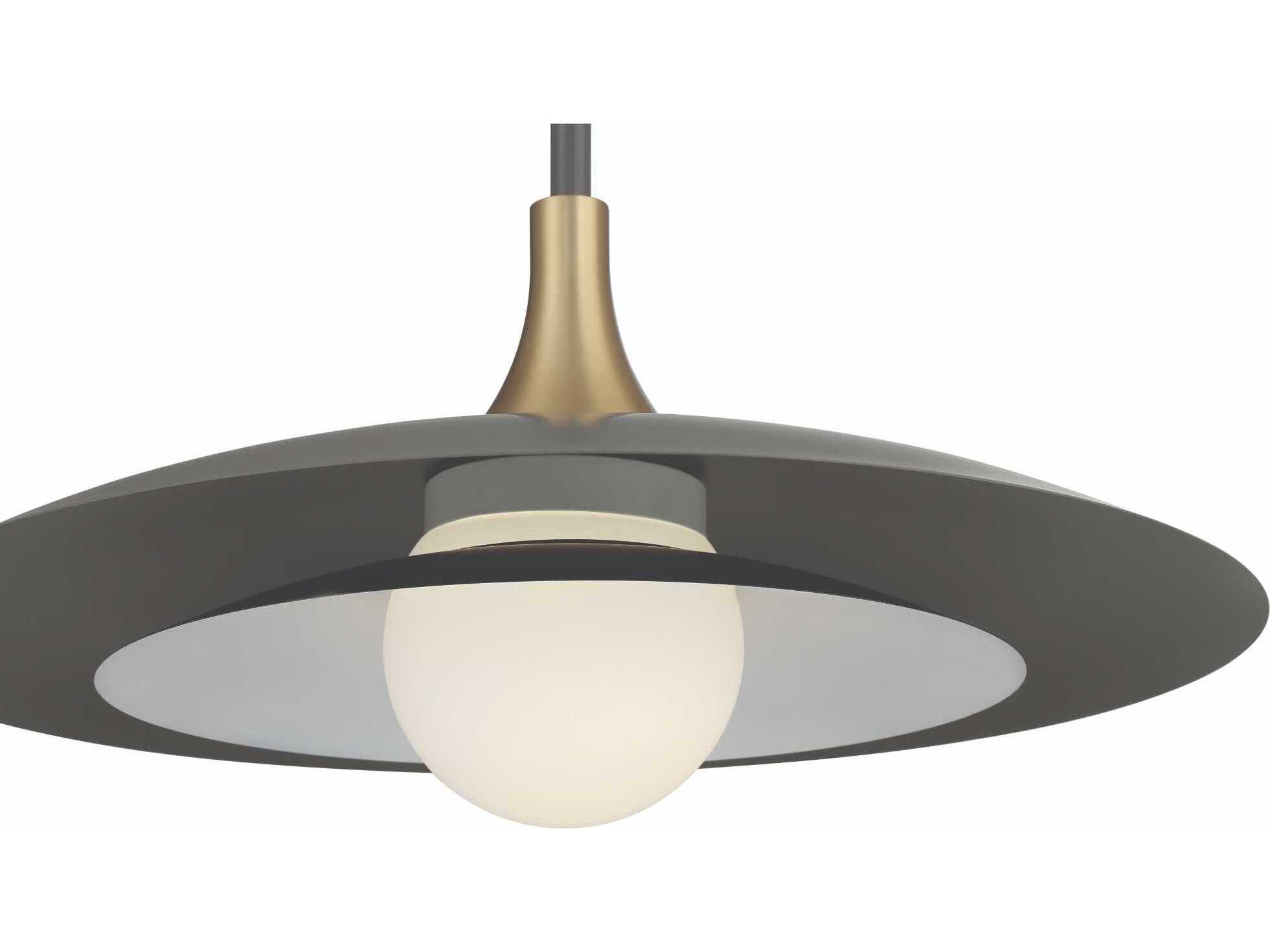 Eurofase Welsh 1-Light Gray Dome Pendant