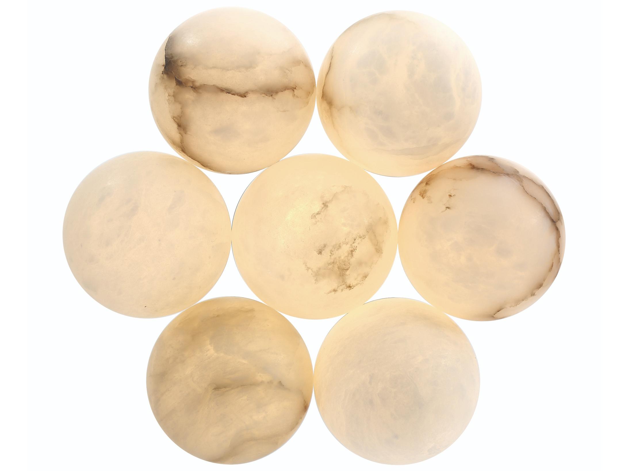 Eurofase Kepler 7-Light Gold Globe Pendant