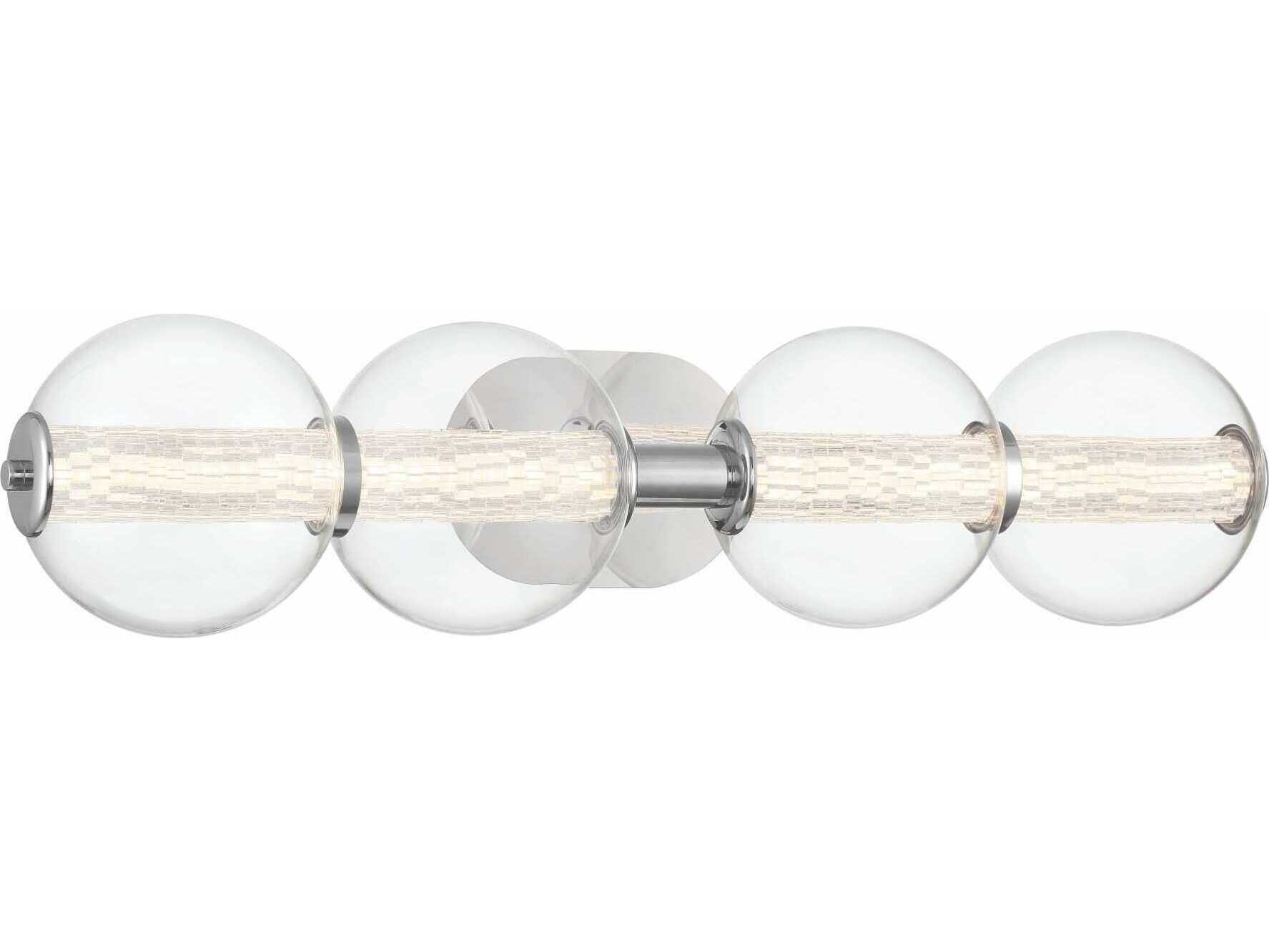 Eurofase Atomo 4-Light Chrome Vanity Light