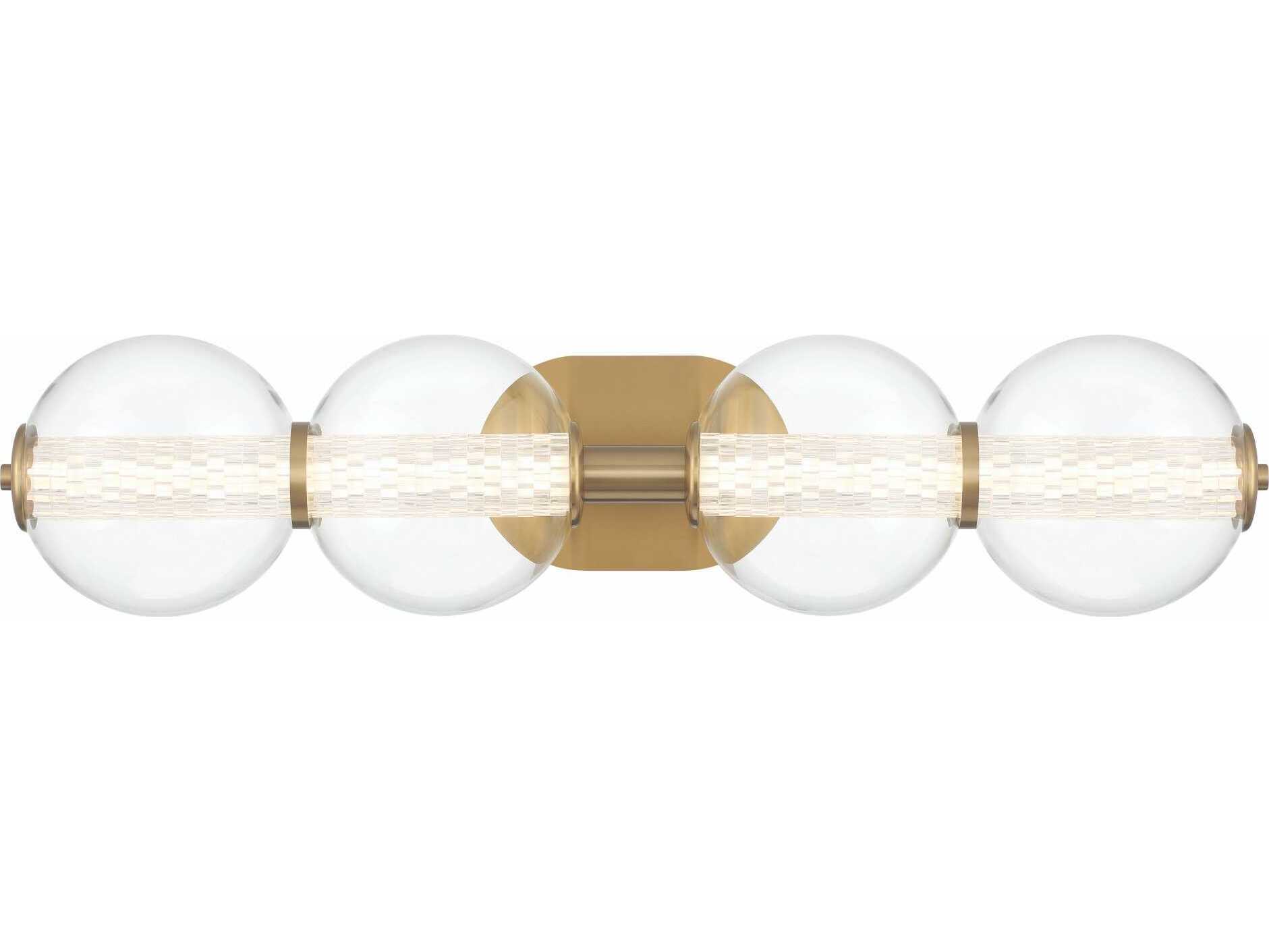 Eurofase Atomo 4-Light Gold Vanity Light