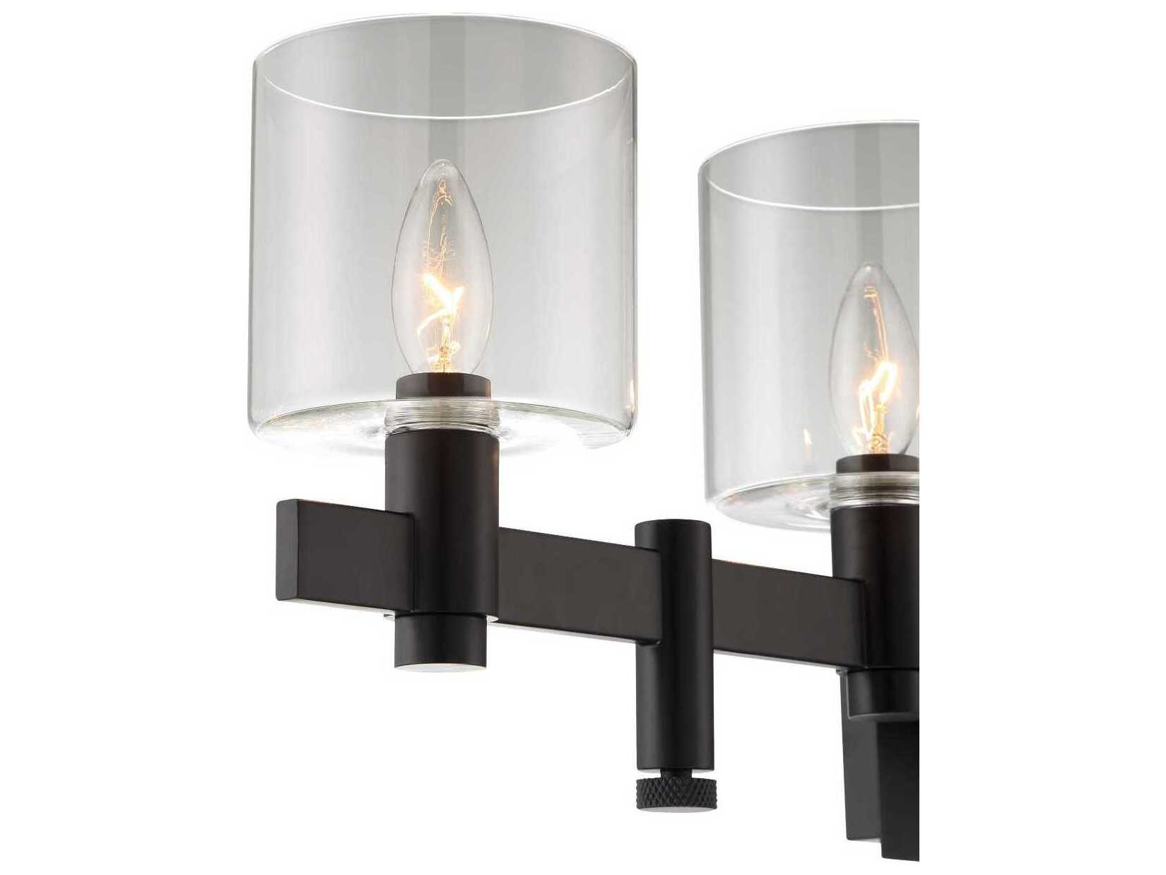 Eurofase Decato 3-Light Black Vanity Light