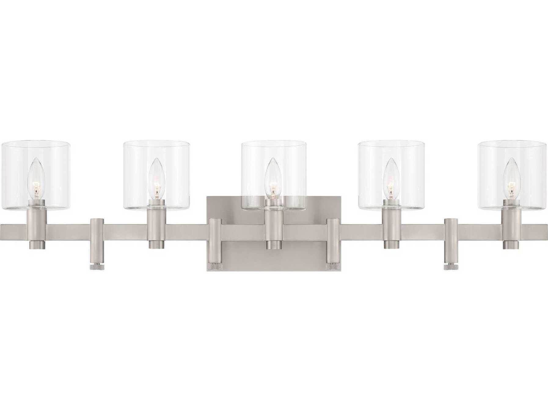 Eurofase Decato 5-Light Nickel Vanity Light