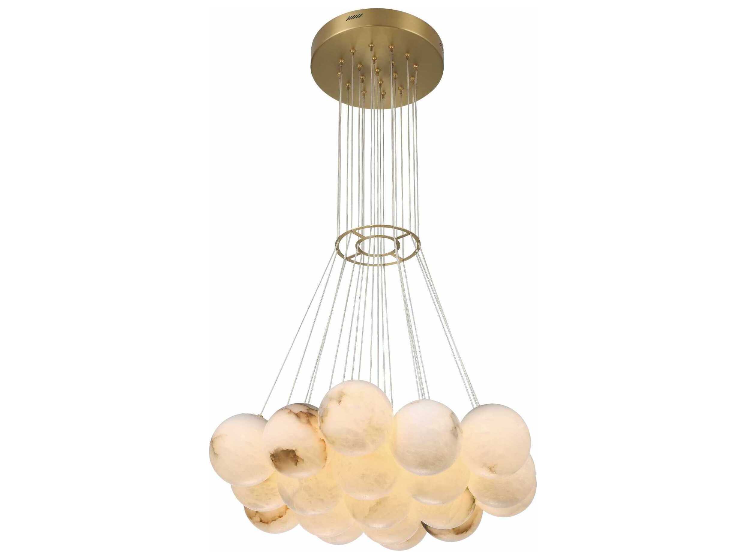 Eurofase Kepler 19-Light Gold Globe Pendant
