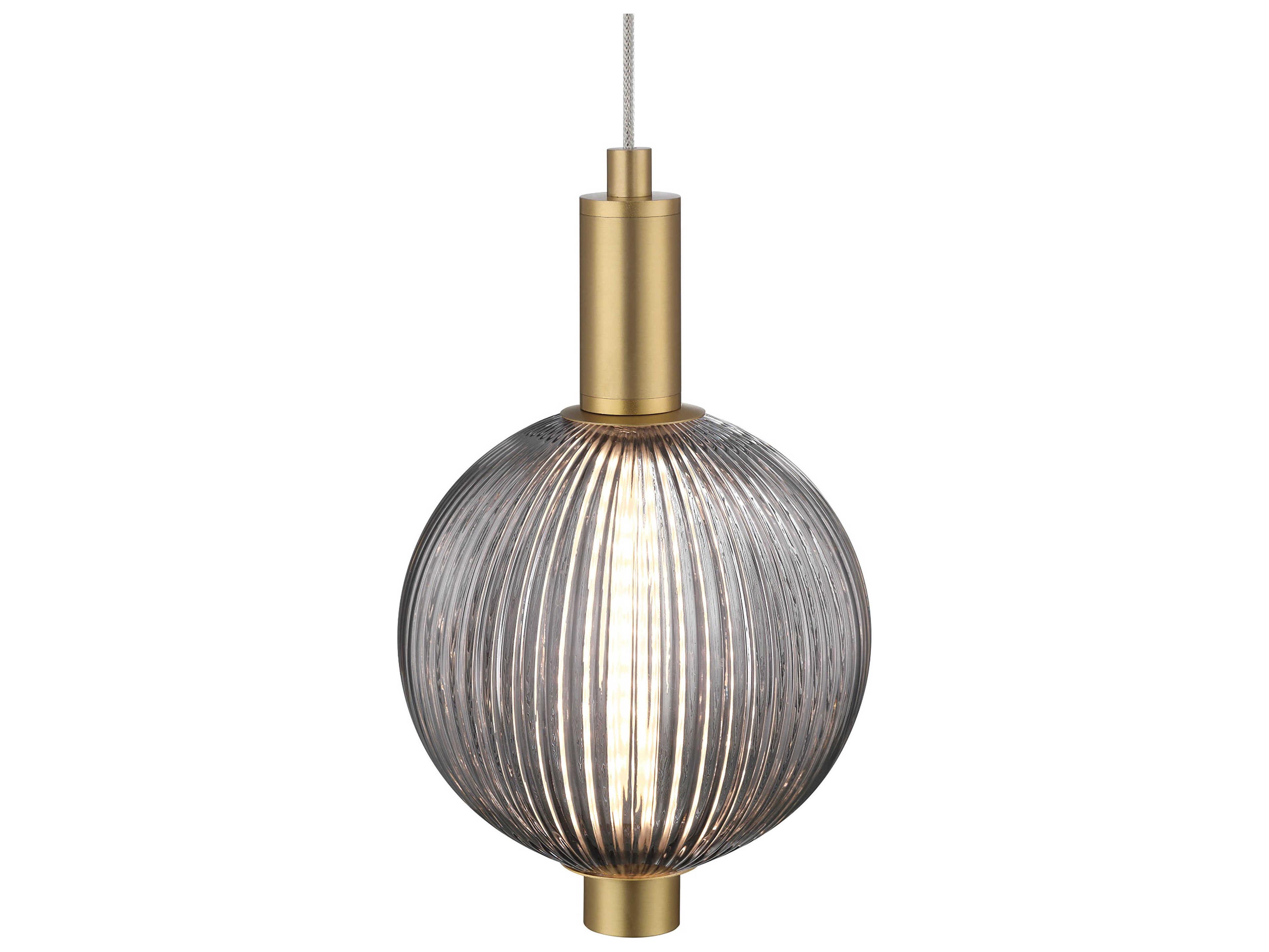 Eurofase Palmas 1-Light Gold Globe Mini Pendant