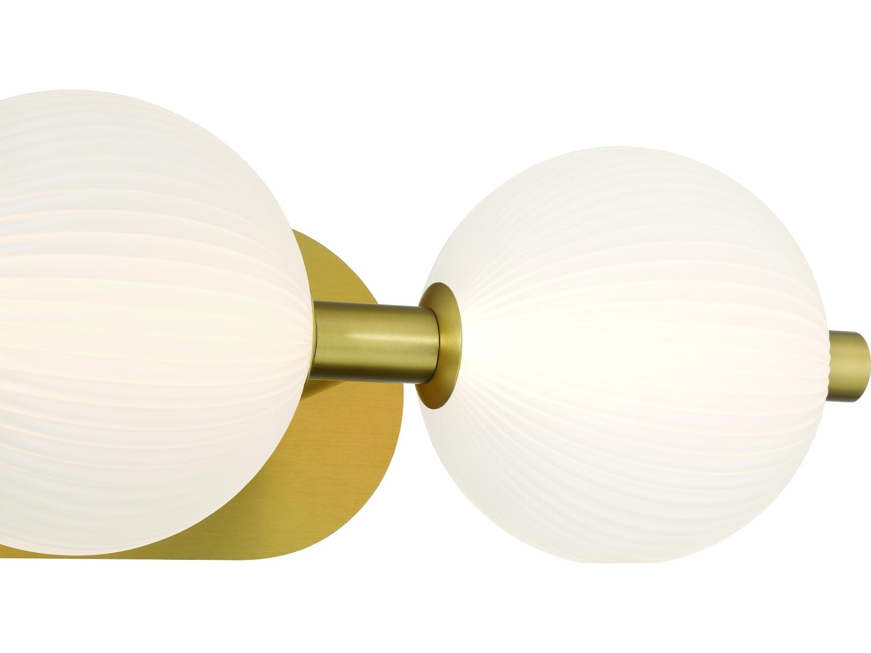 Eurofase Palmas 3-Light Gold Vanity Light