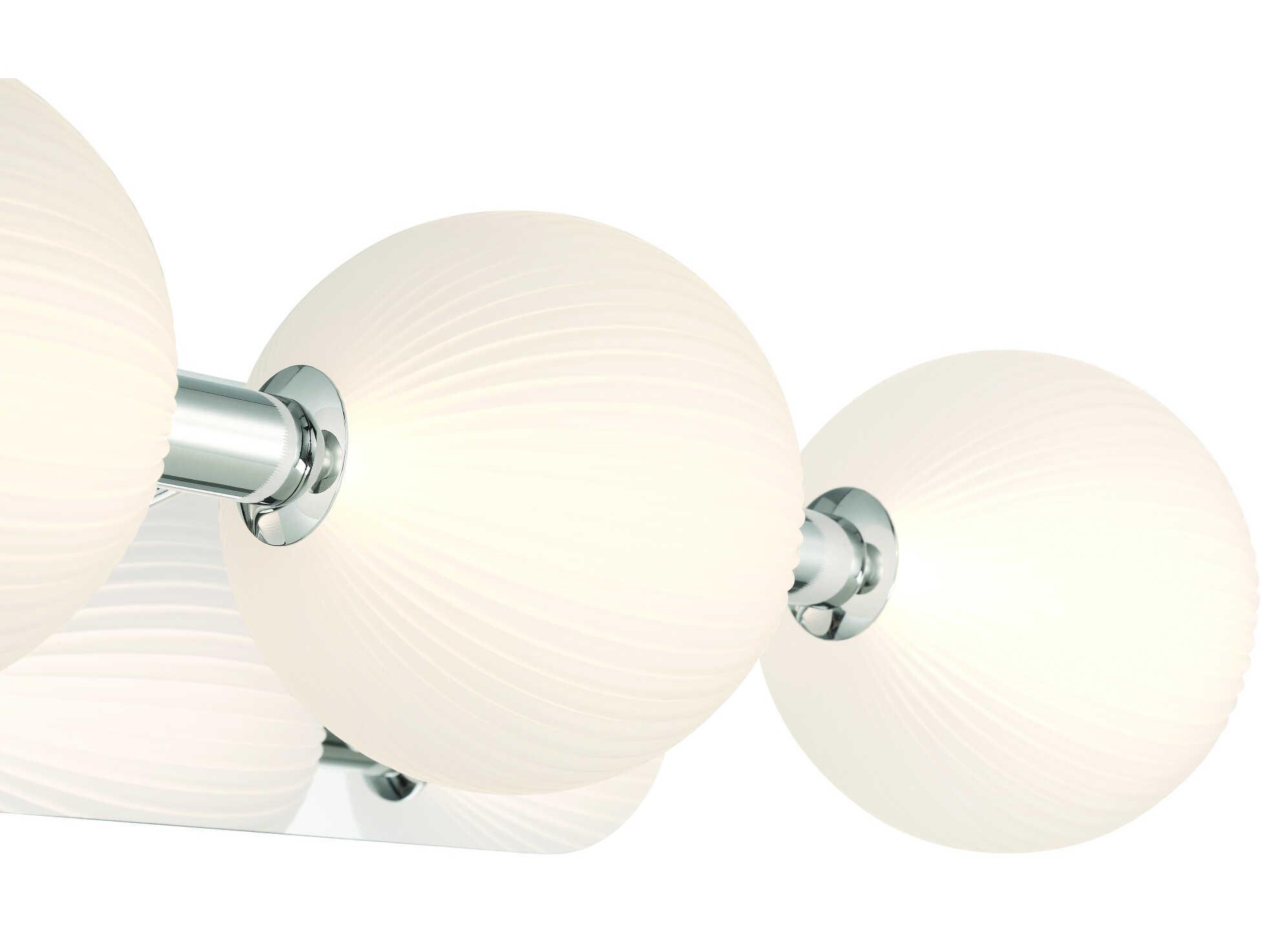 Eurofase Palmas 3-Light Nickel Vanity Light