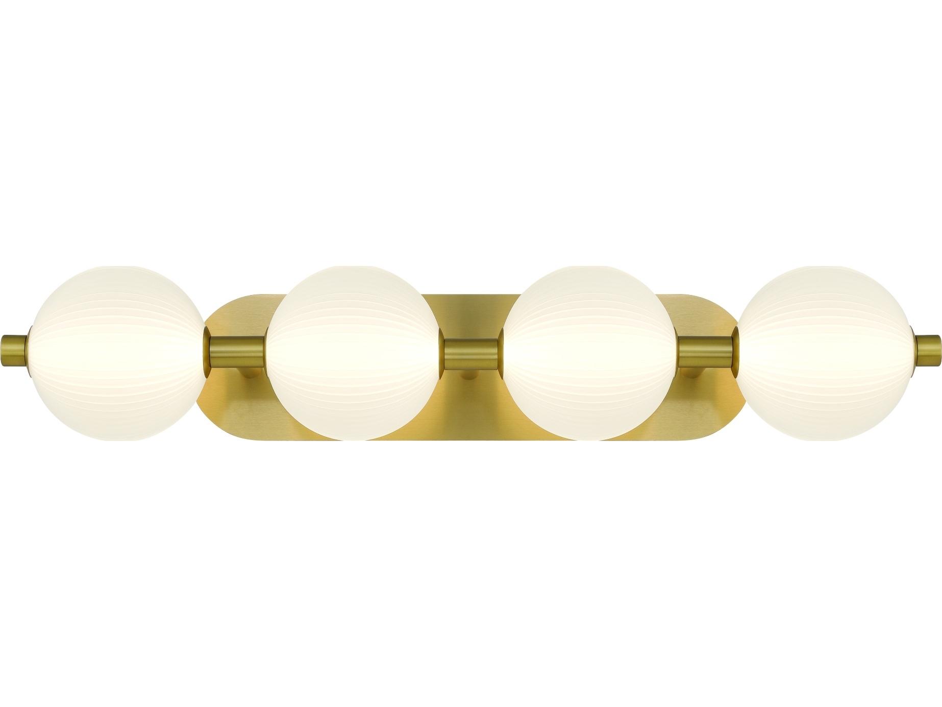 Eurofase Palmas 4-Light Gold Vanity Light