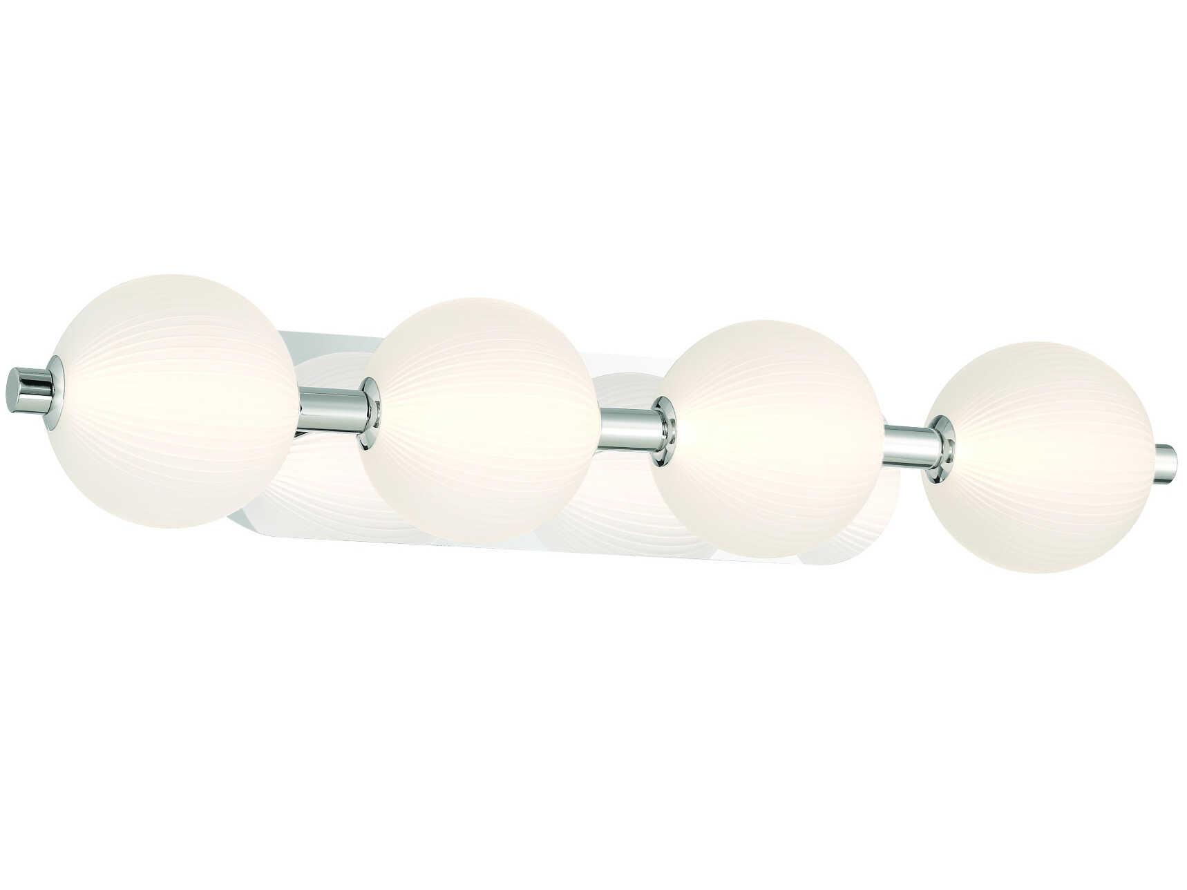 Eurofase Palmas 4-Light Nickel Vanity Light