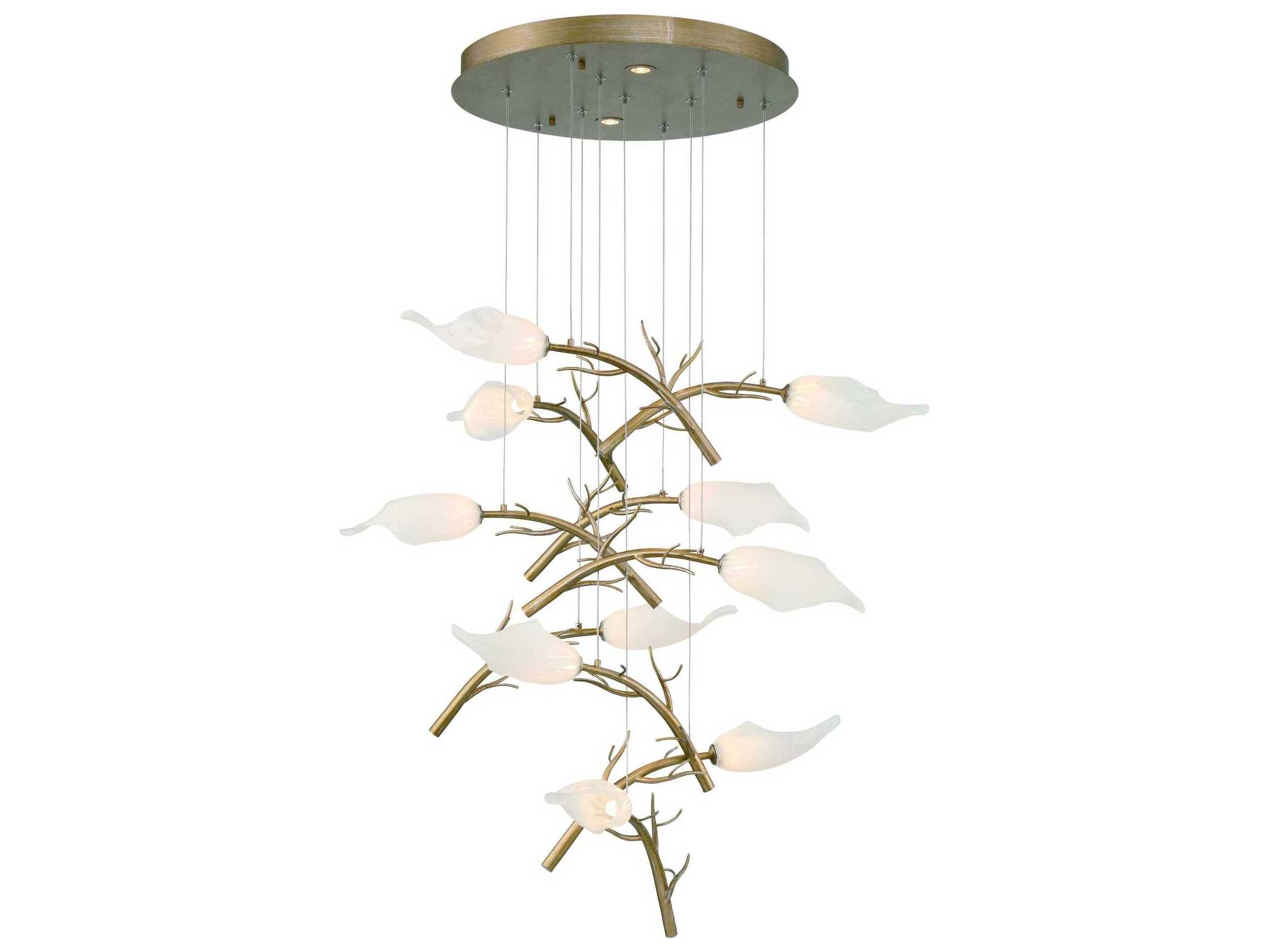Eurofase Matera 10-Light Gold Pendant