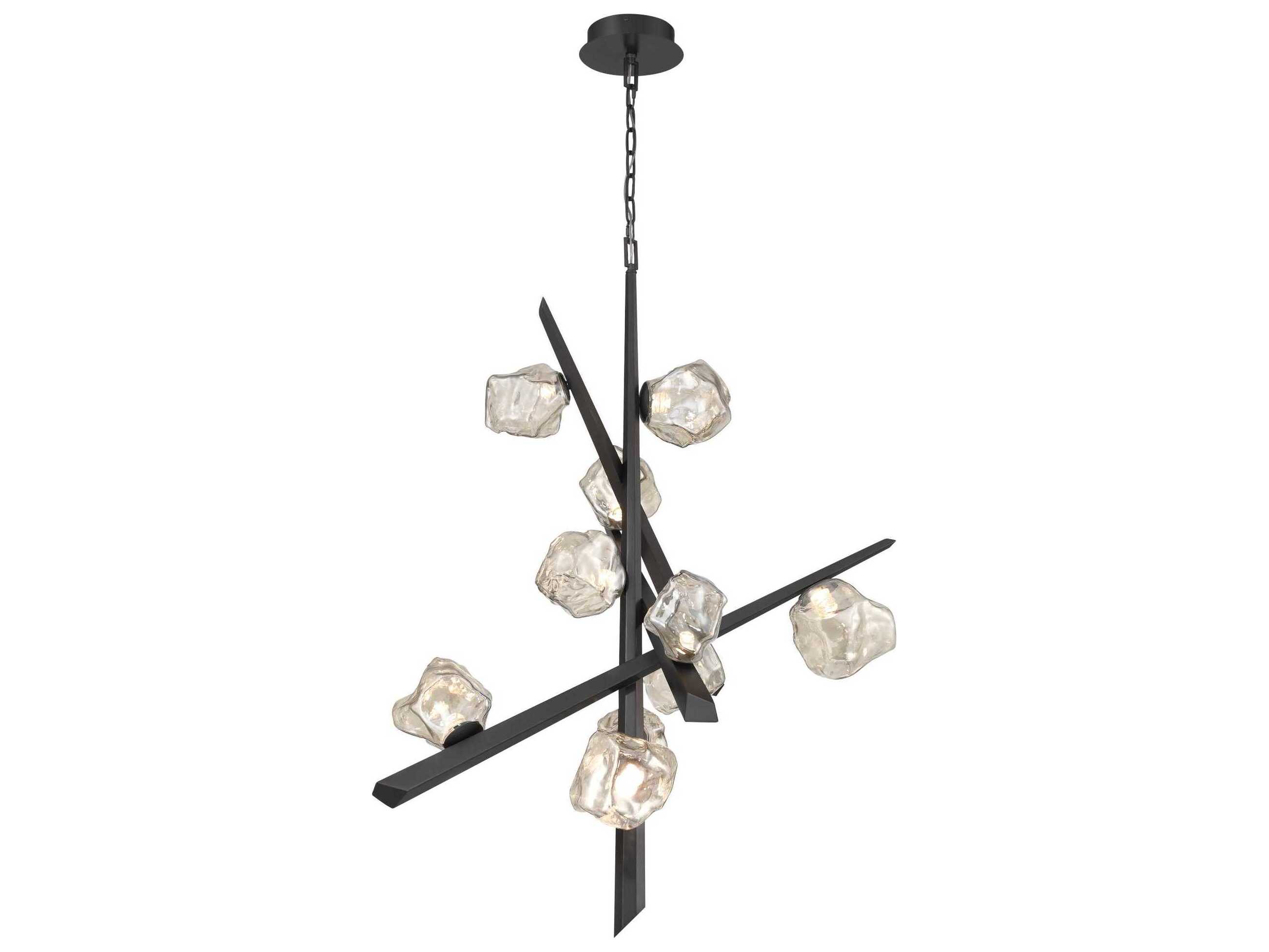 Eurofase Thorah 10-Light Graphite Black Pendant