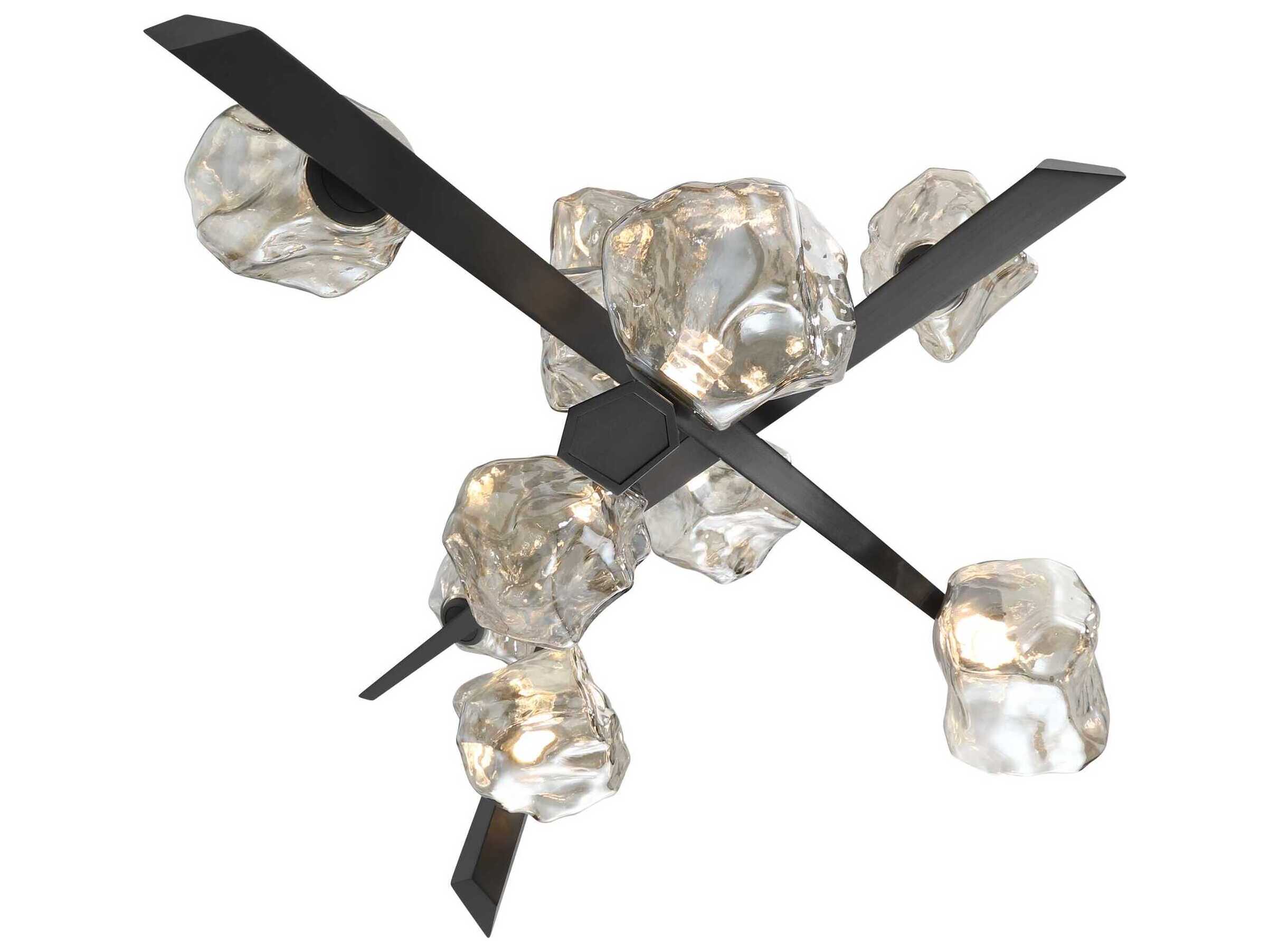 Eurofase Thorah 10-Light Graphite Black Pendant