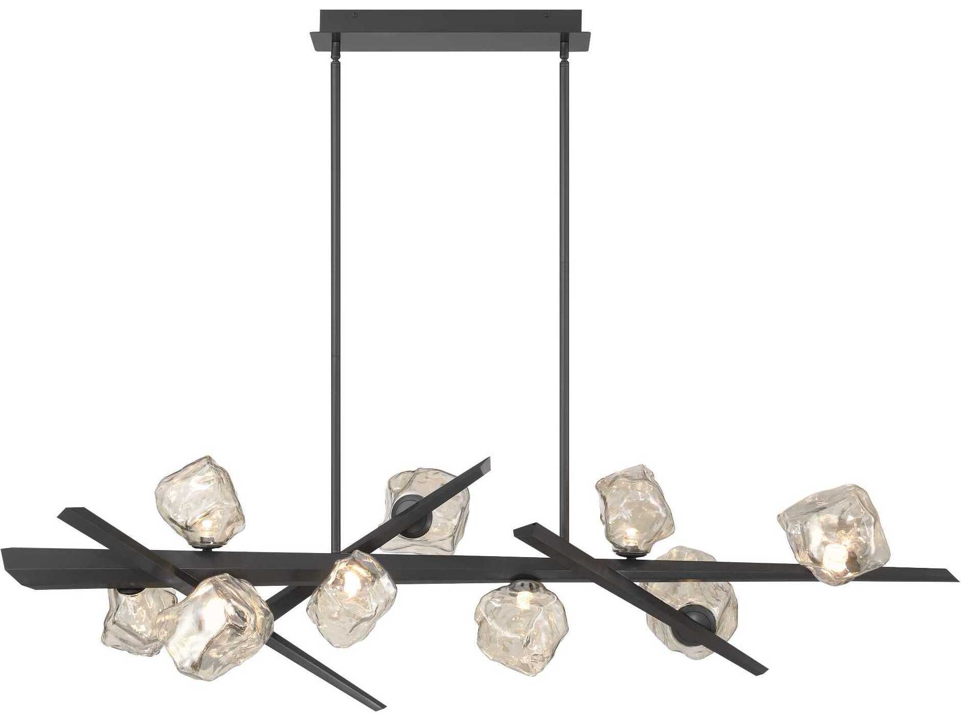 Eurofase Thorah 9-Light Graphite Black Island Pendant