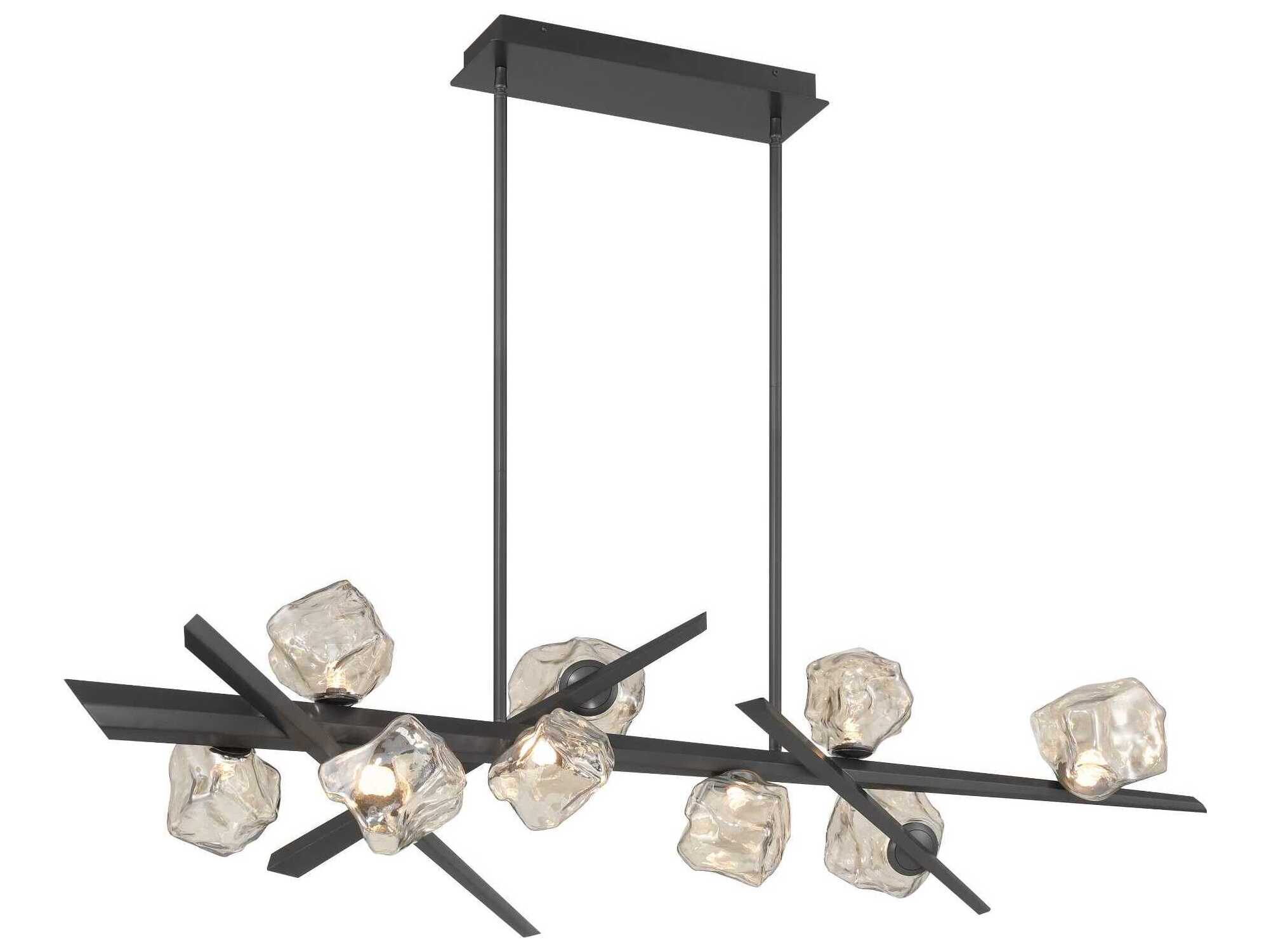 Eurofase Thorah 9-Light Graphite Black Island Pendant