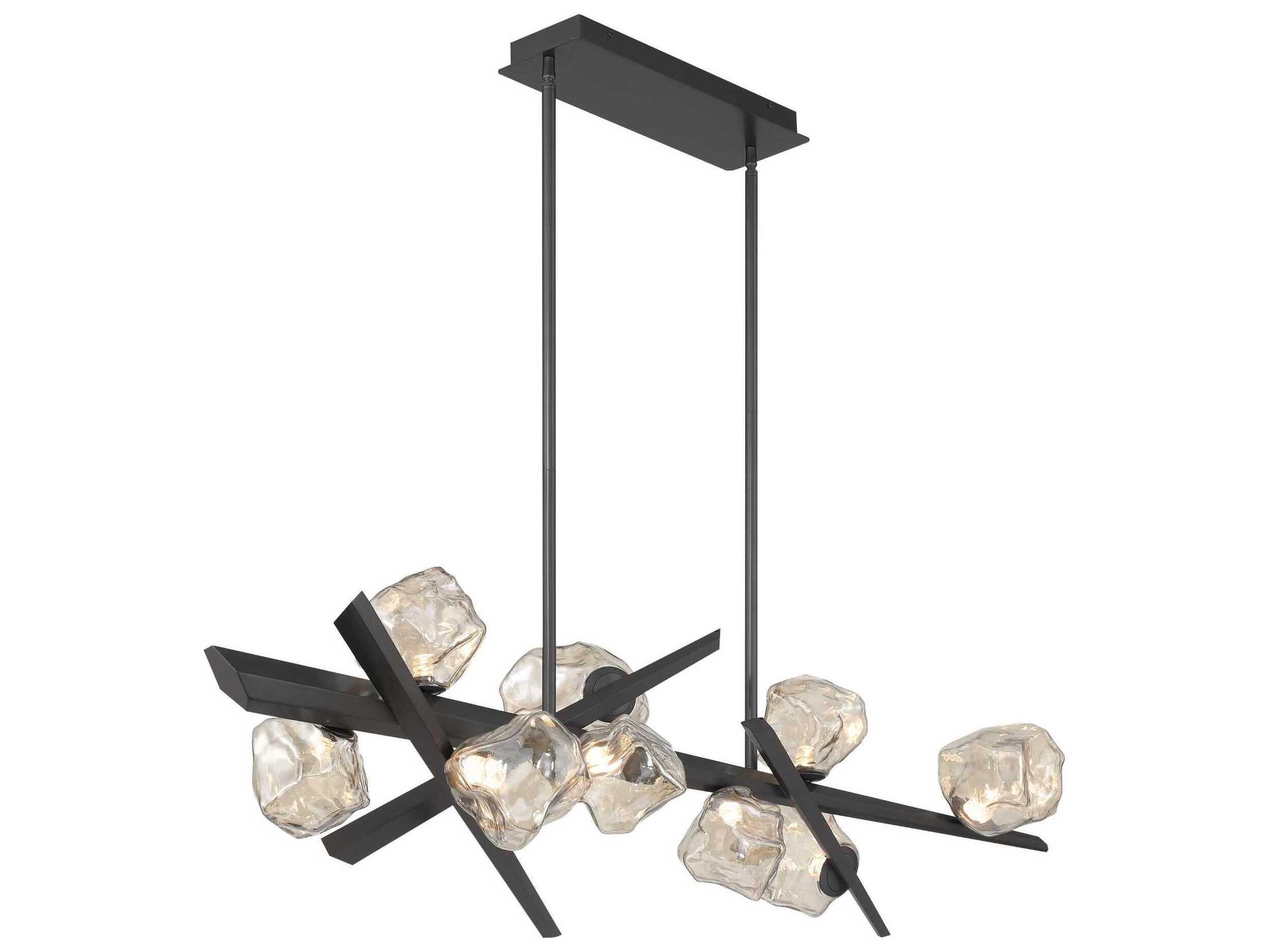 Eurofase Thorah 9-Light Graphite Black Island Pendant