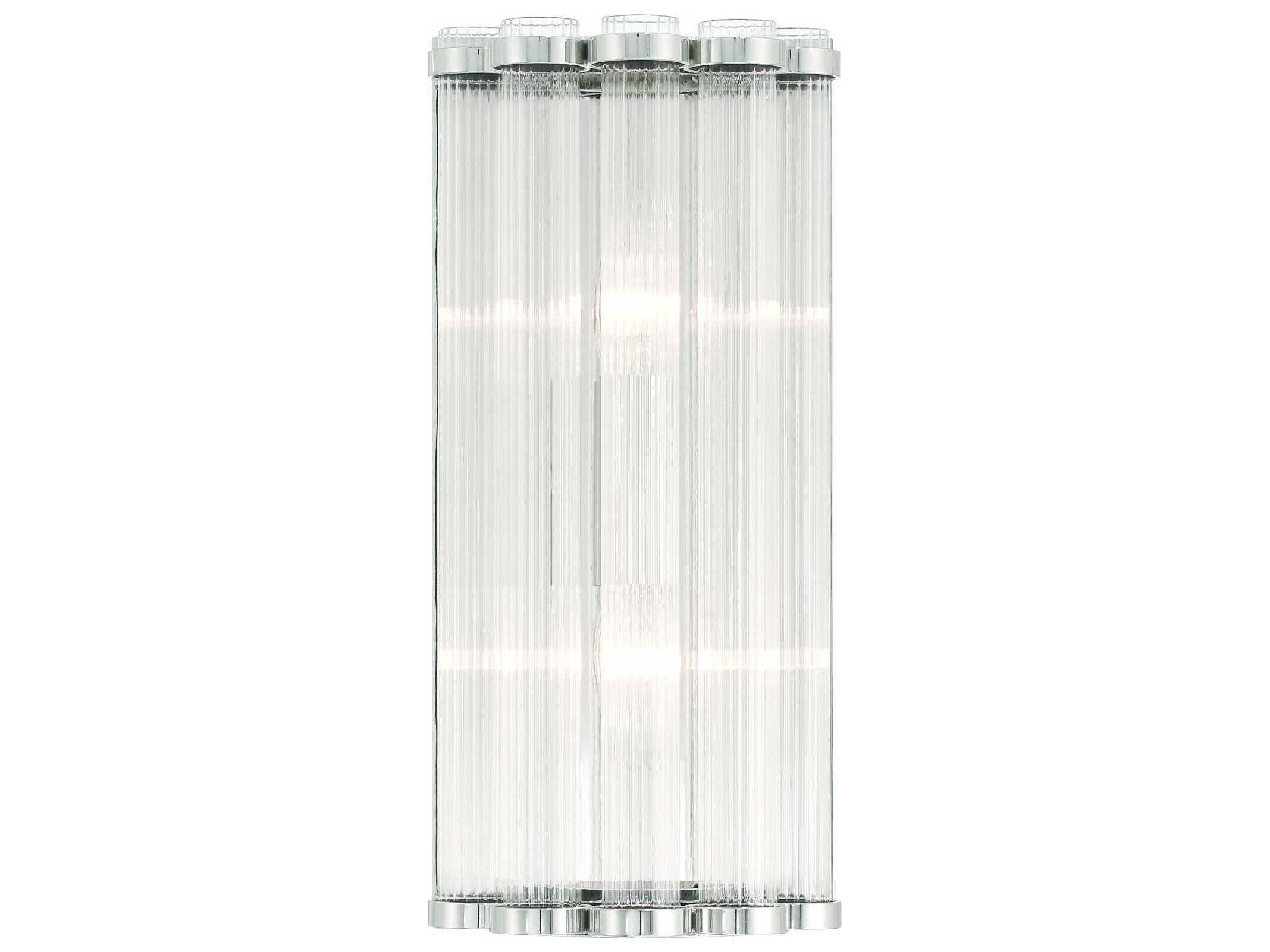 Eurofase Glasbury 2-Light Nickel Wall Sconce