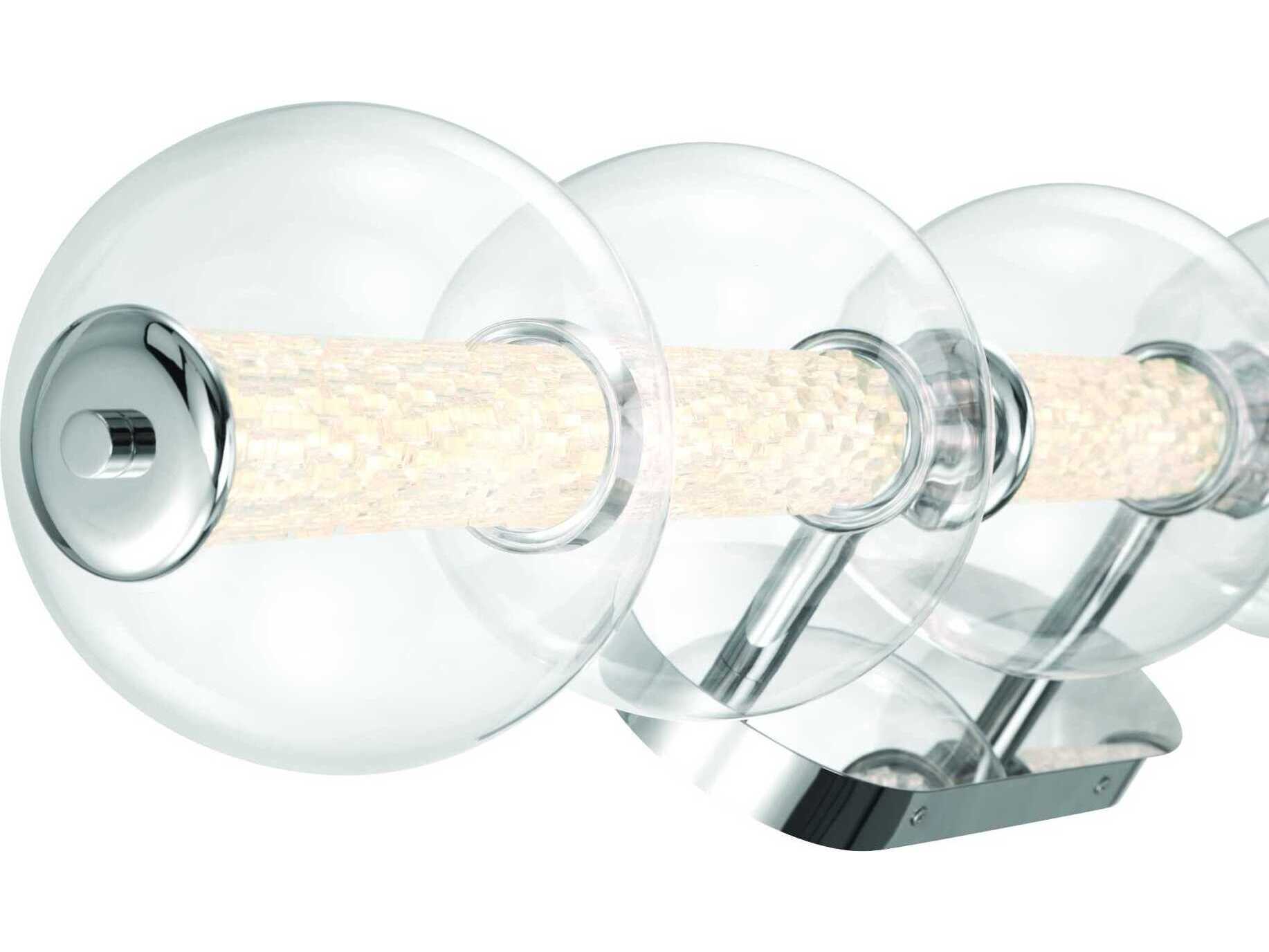 Eurofase Atomo 1-Light Chrome Vanity Light