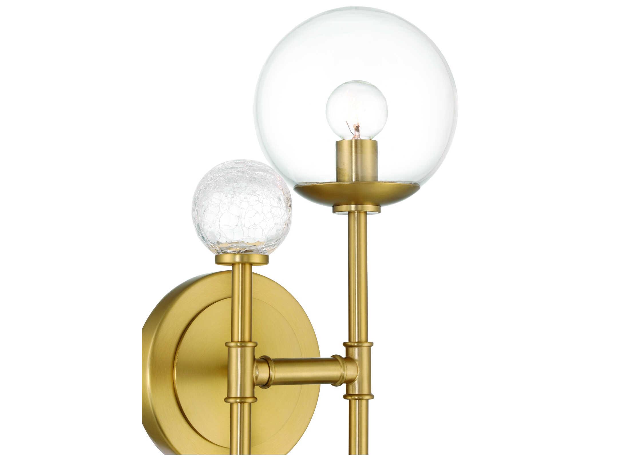 Eurofase Traiton 2-Light Gold Wall Sconce