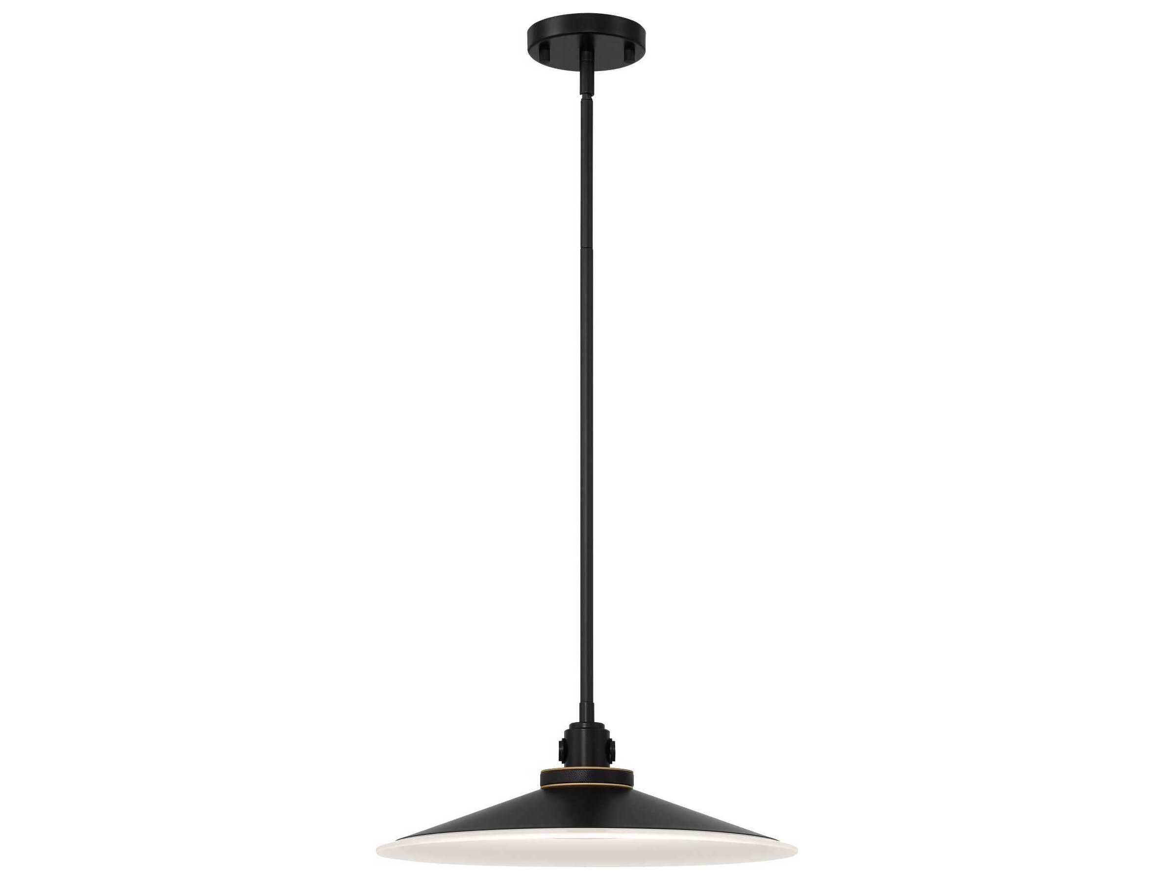 Eurofase Deckard 1-Light Black Pendant