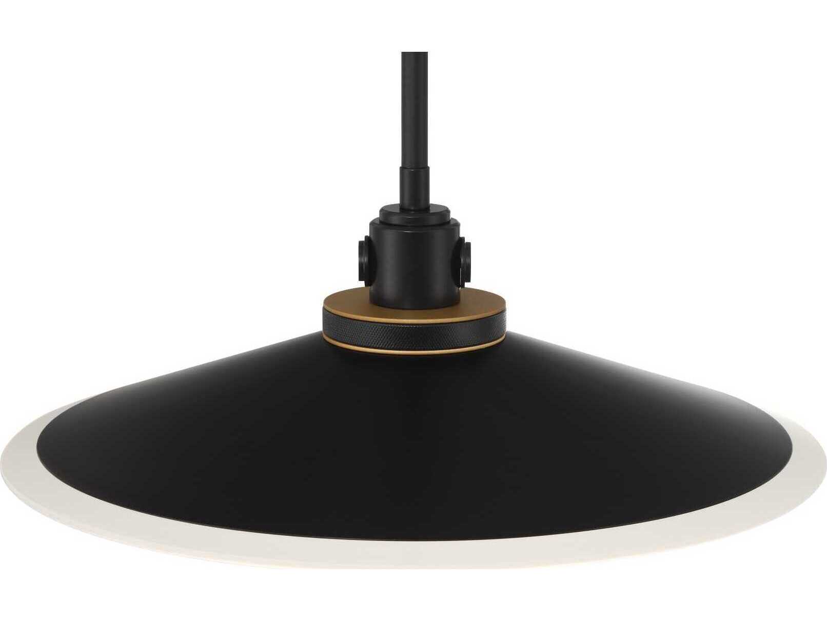 Eurofase Deckard 1-Light Black Pendant
